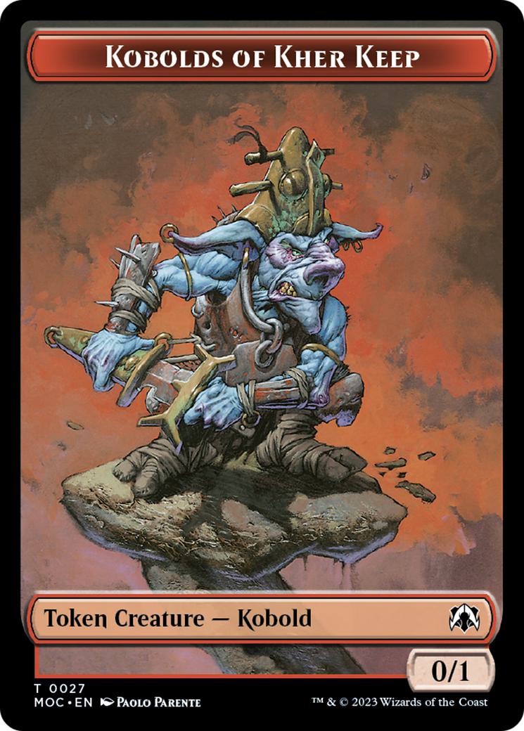 Magic Bird Token (05) // Kobolds of Kher Keep Token (27) [March of the Machine: Commander: Tokens] [Non-Foil] - view 2