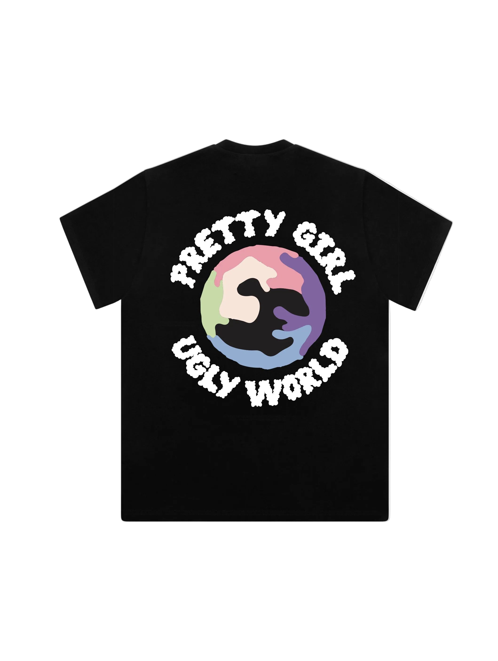 Pretty Boy Ugly World Pretty Girl Ugly World Black T-Shirt - view 2