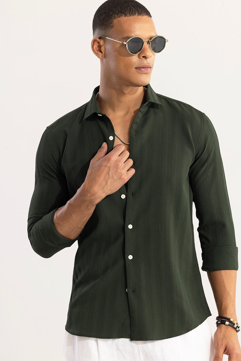 SNITCH Quadbar Green Shirt - view 4
