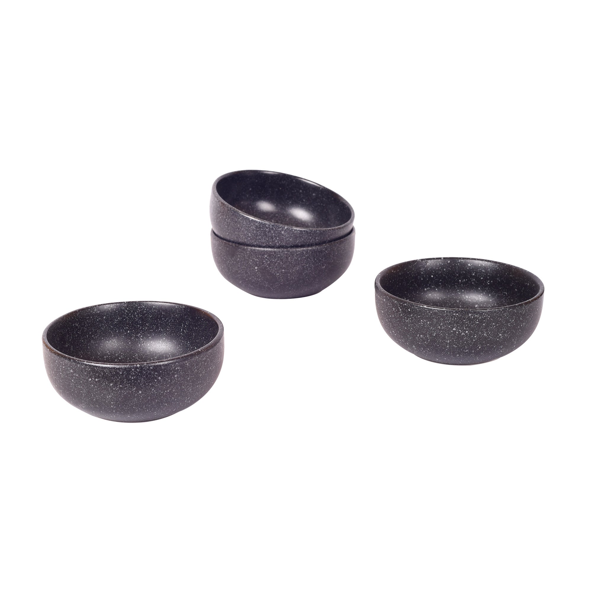 ART CREATIONS BY SUMAN SONTHALIA Black - Starry Night Veg Bowls Set of 4 - view 2