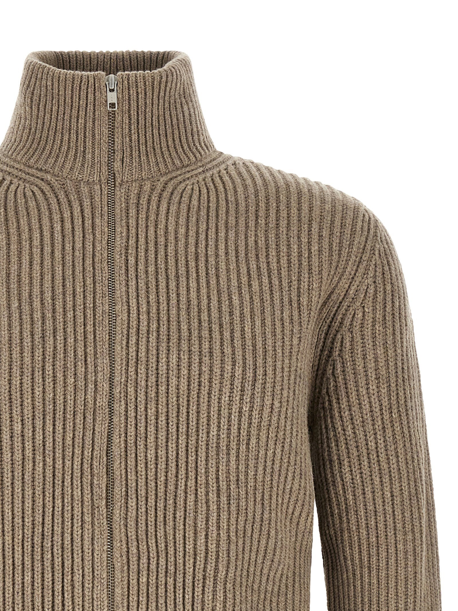 Mm6 Maison Margiela White Stitch Line Jacket – 80% wool, 20% polyamide - view 3