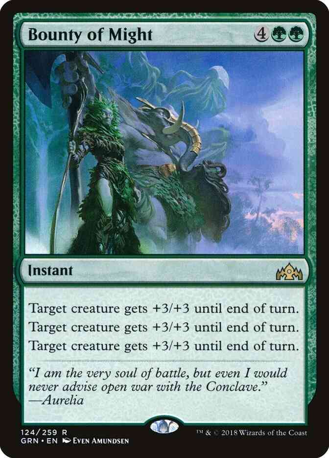 Magic Bounty of Might [124] [Guilds of Ravnica] [Non-Foil]