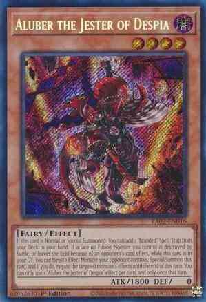 Yu-Gi-Oh! Aluber the Jester of Despia - RA02-EN016 - Secret Rare - 1st Edition