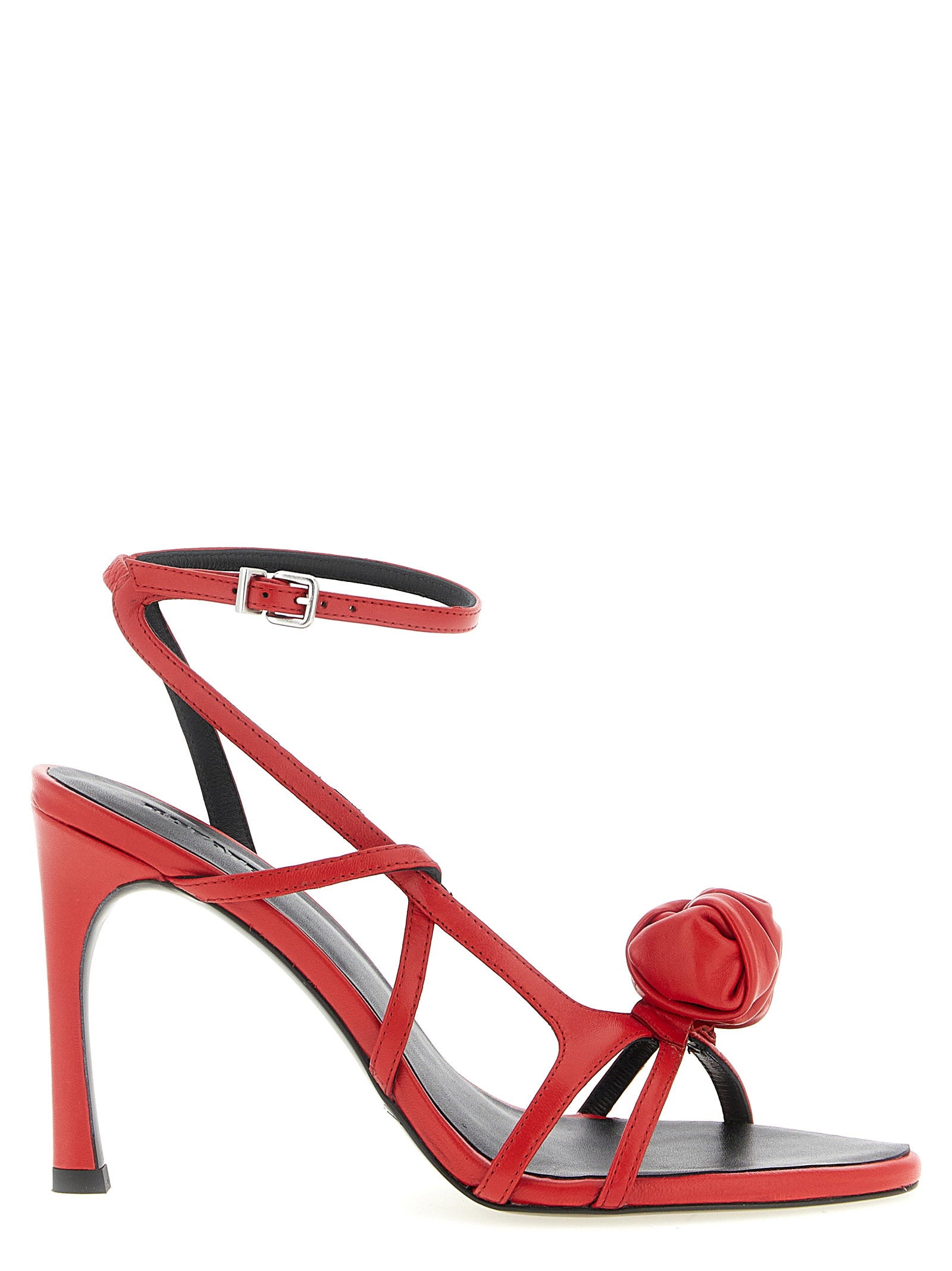 Rotate Birger Christensen Sculptural Knot Sandals