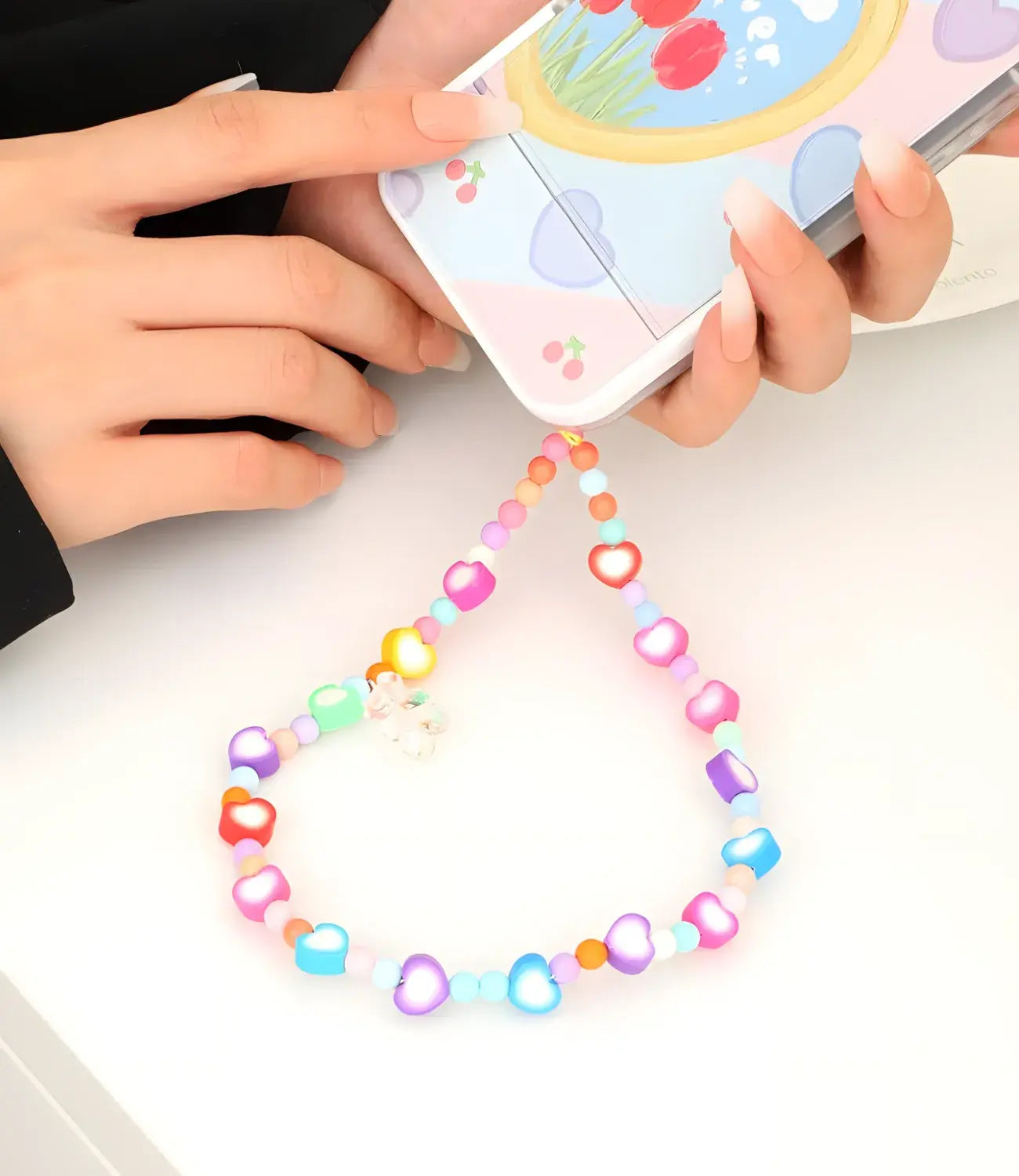 The Case Company Heart Love Beaded Phone Charm - view 3