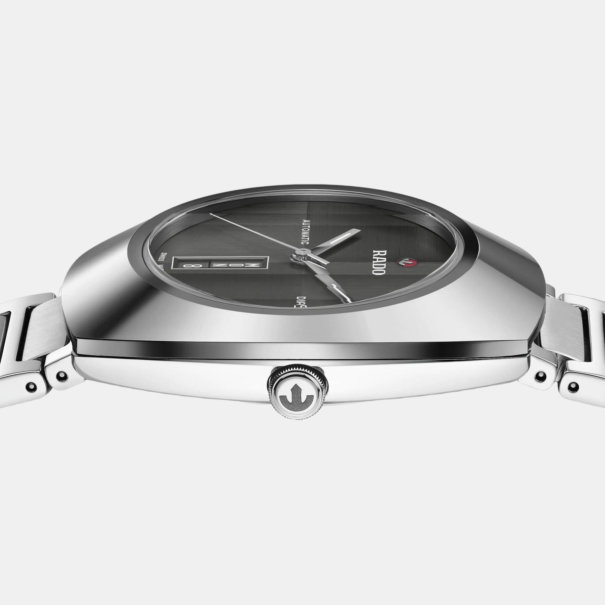 Rado Diastar Unisex Automatic Grey Dial Analog Stainless Steel Watch R12160103 - view 2