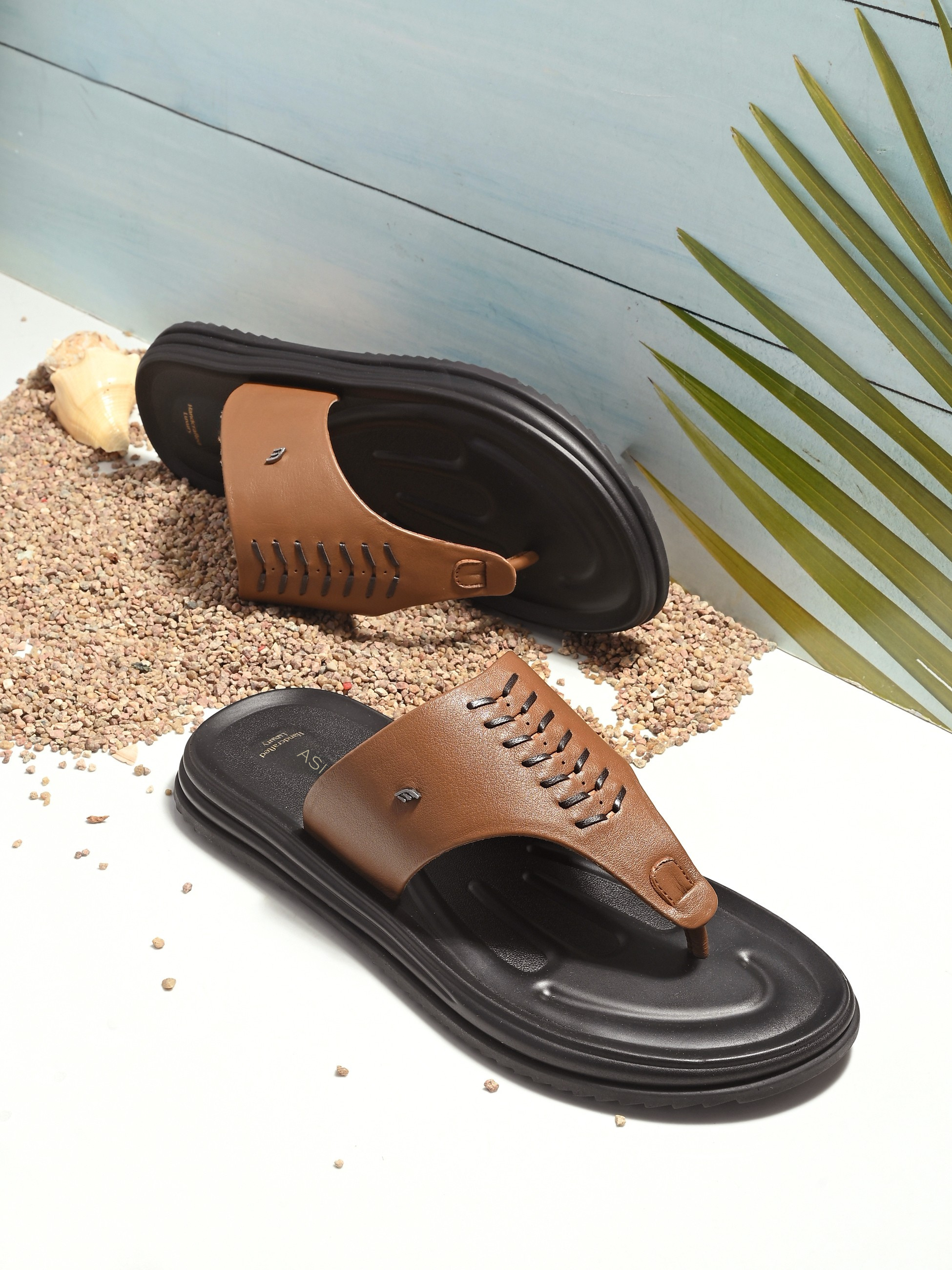Egoss Shoes Comet Leather Slippers by Aspeerio - view 2
