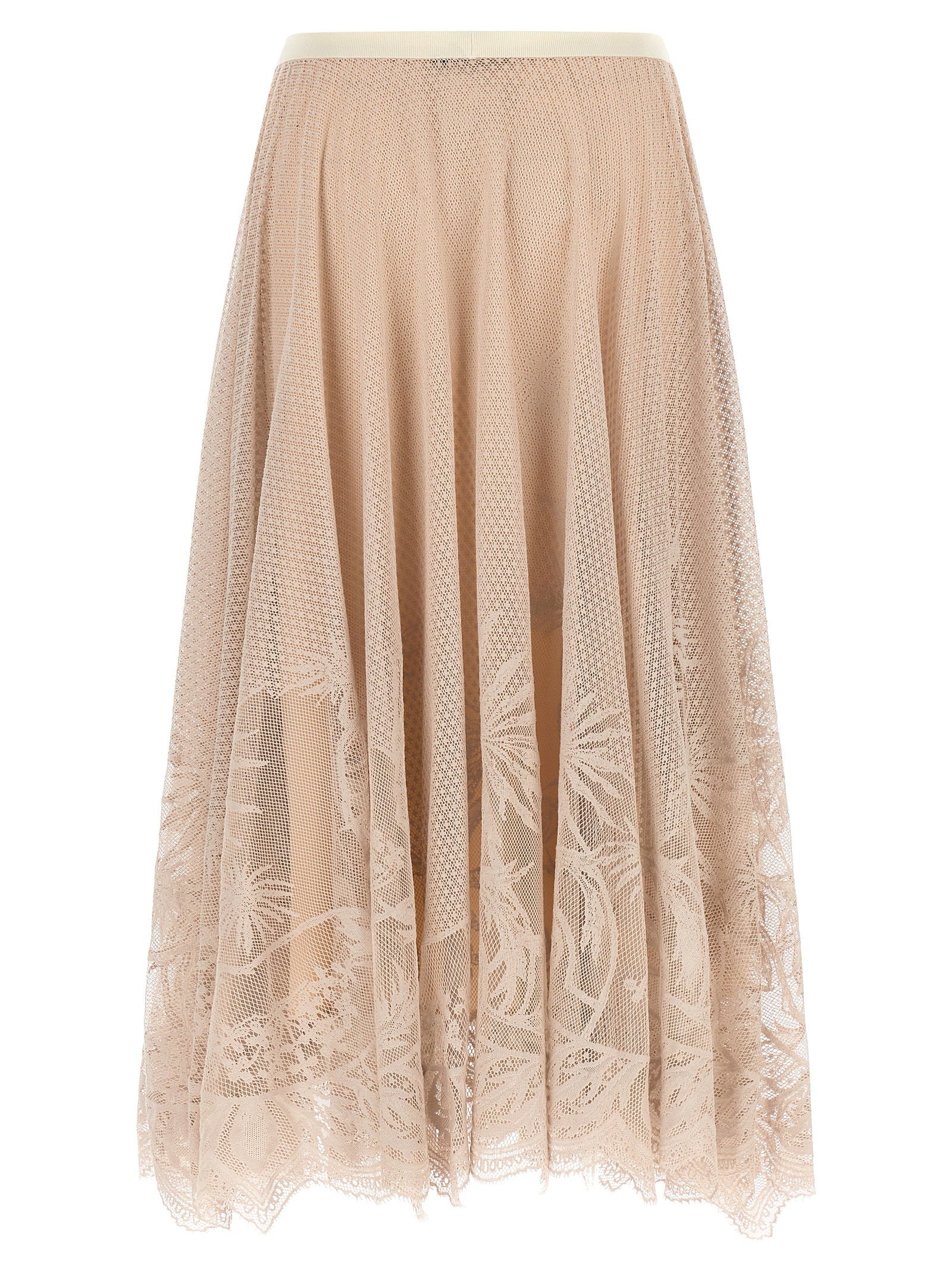 Fabiana Filippi Jacquard Lace Skirt - view 2