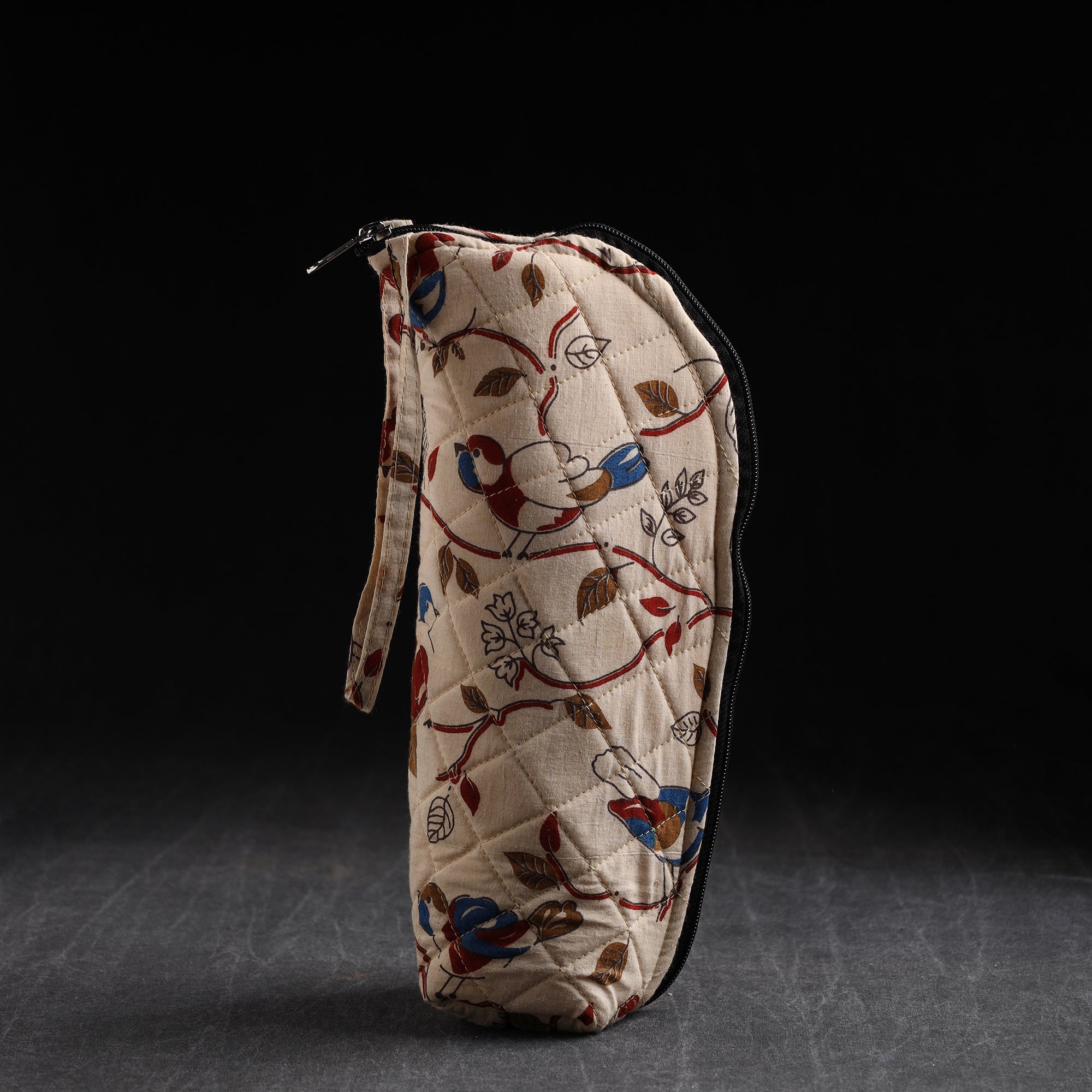 JALPARI Beige - Handmade Cotton 1L Water Bottle Cover 10