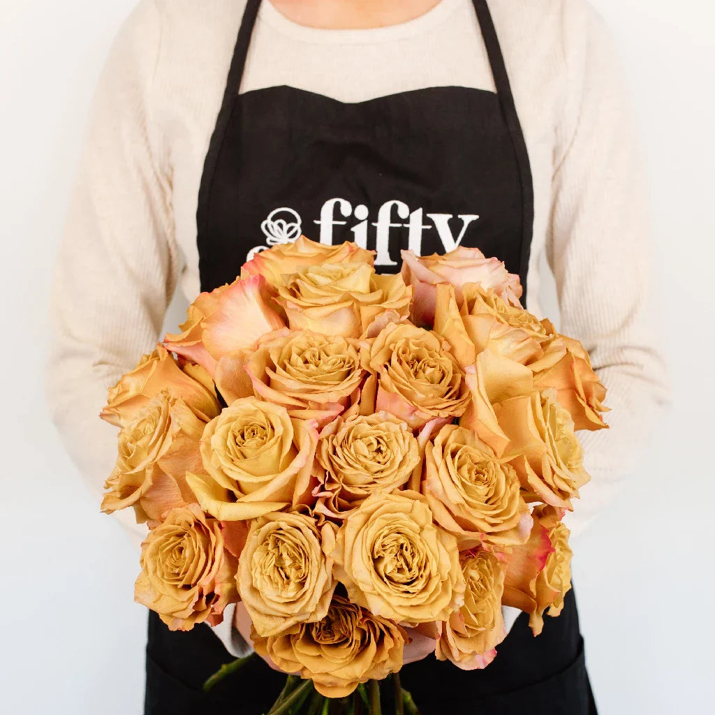 FiftyFlowers Pumpkin Spice Garden Roses - view 4