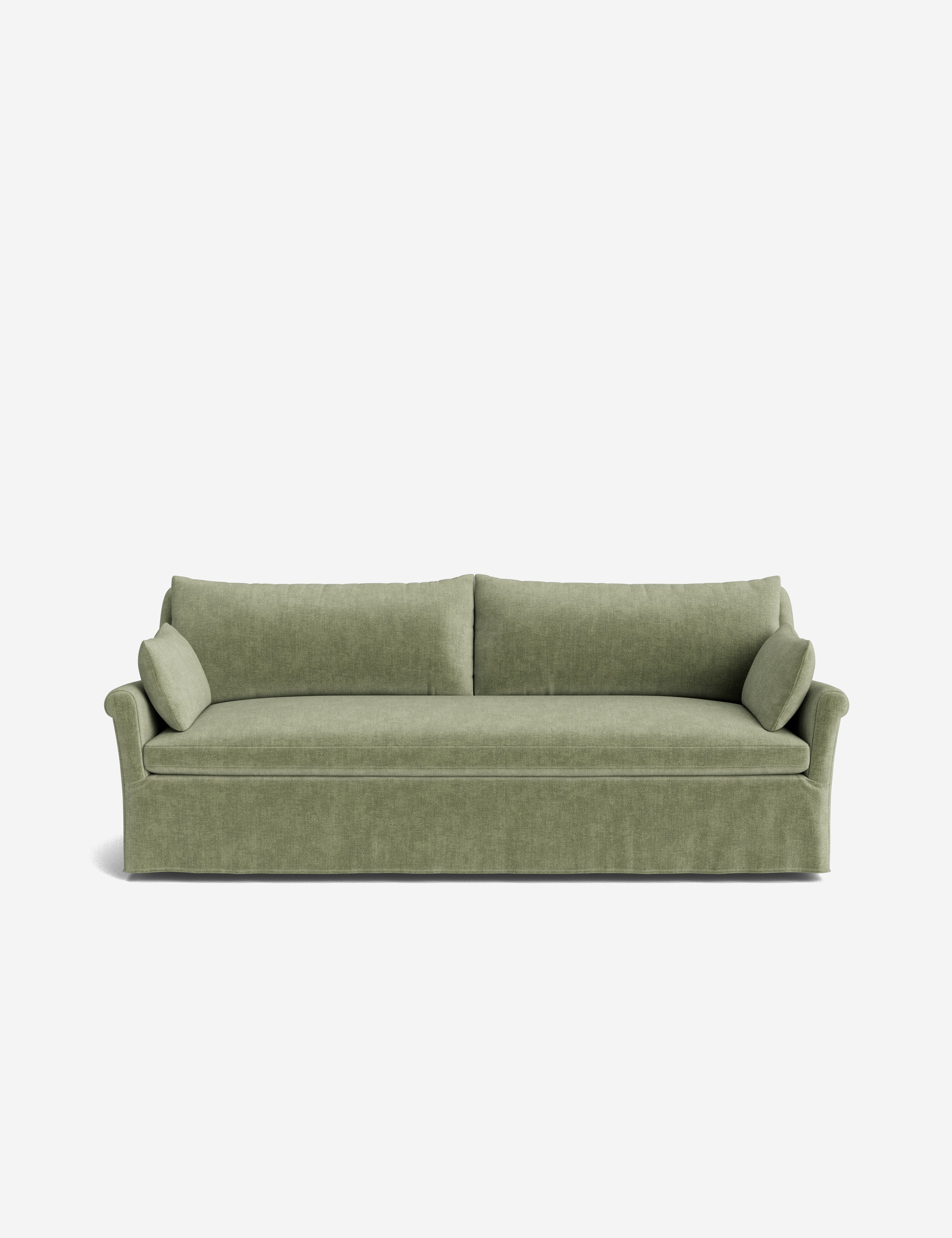 Lulu and Georgia Portola Rolled Arm Slipcover Sofa - view 5