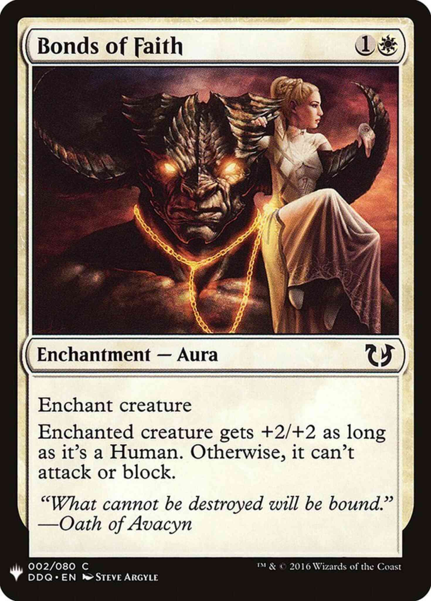 Magic Bonds of Faith [DDQ-2] [The List] [Non-Foil]