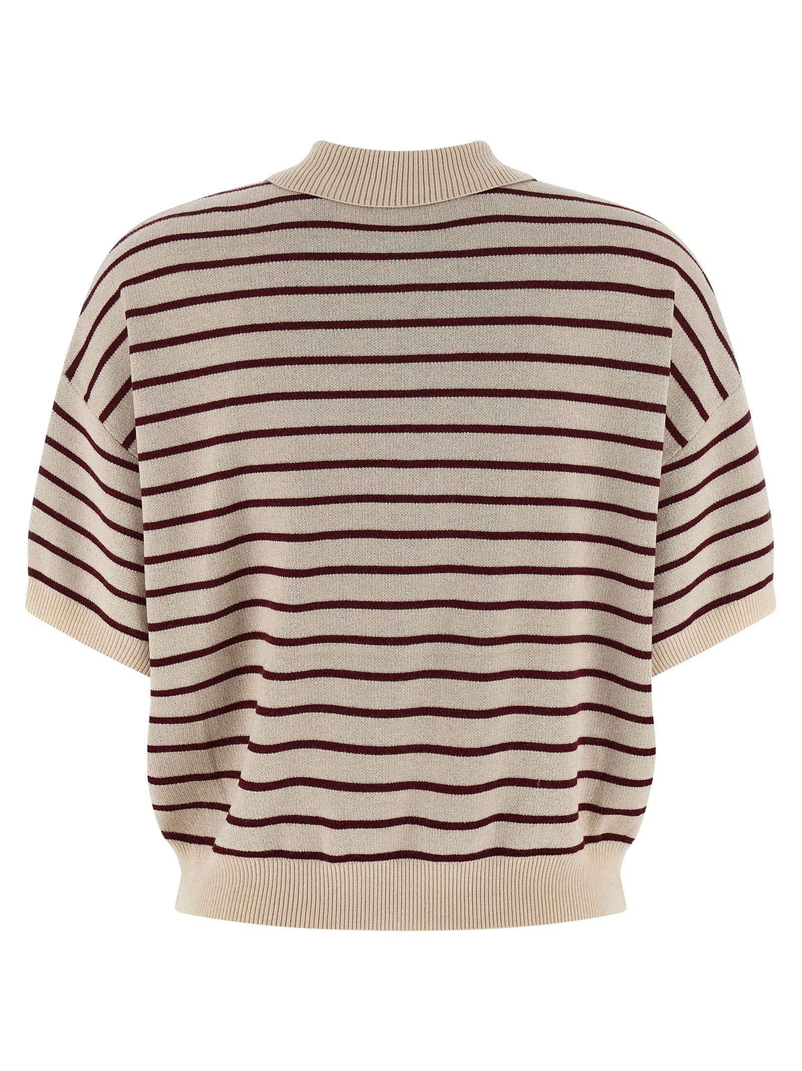 Rotate Birger Christensen Slinky Knit Polo Shirt - view 2