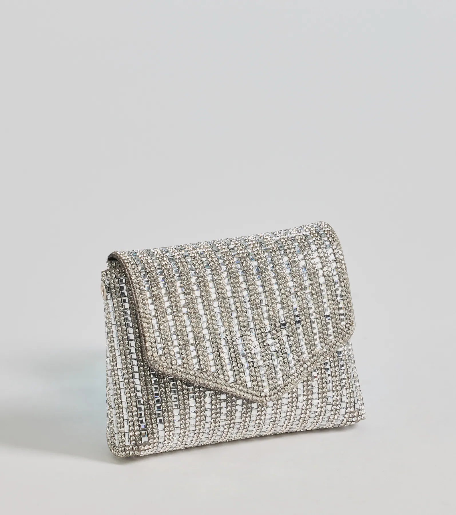 Windsor Sparkle And Glow Rhinestone Mini Clutch
