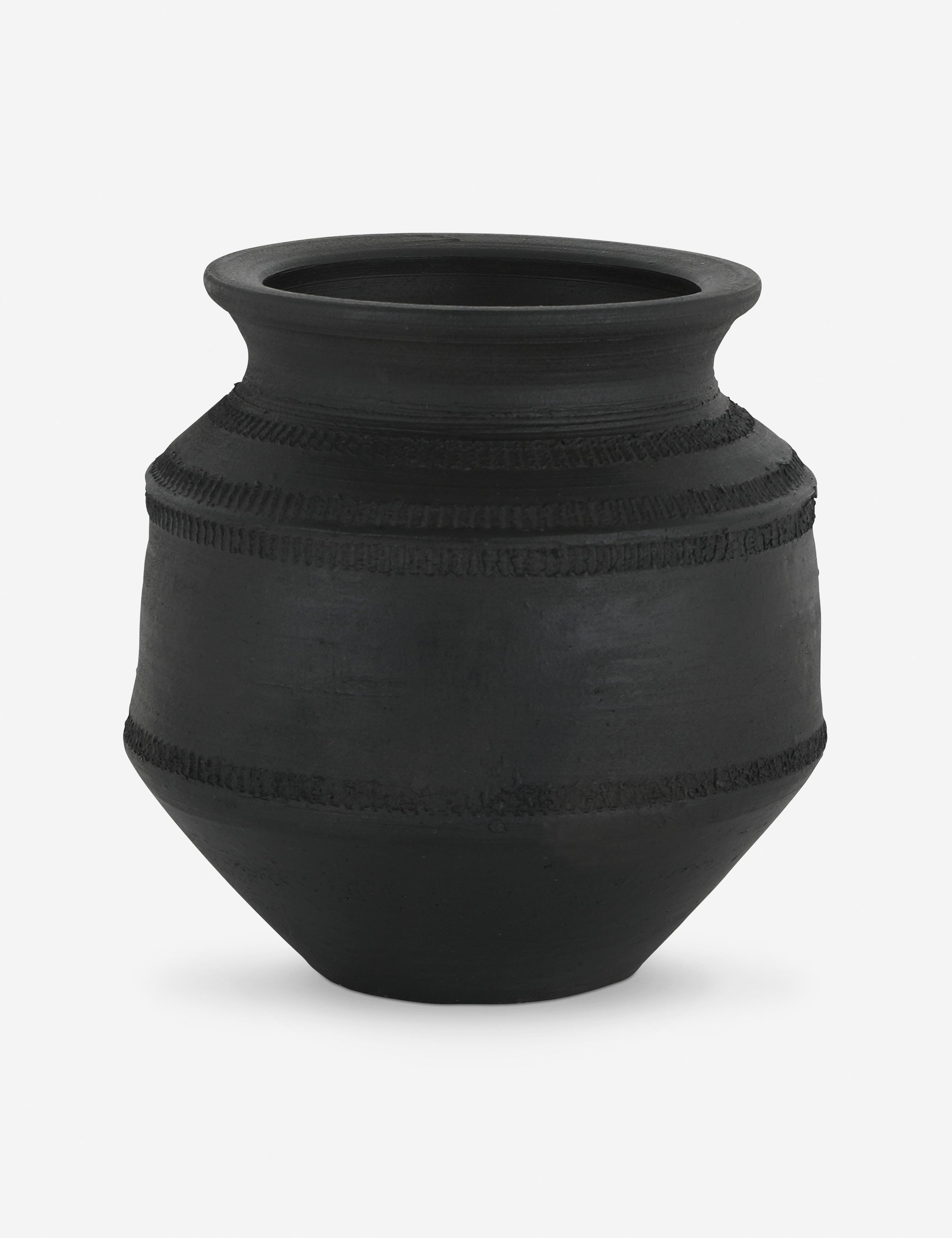 Lulu and Georgia Erasto Decorative Vase – Black