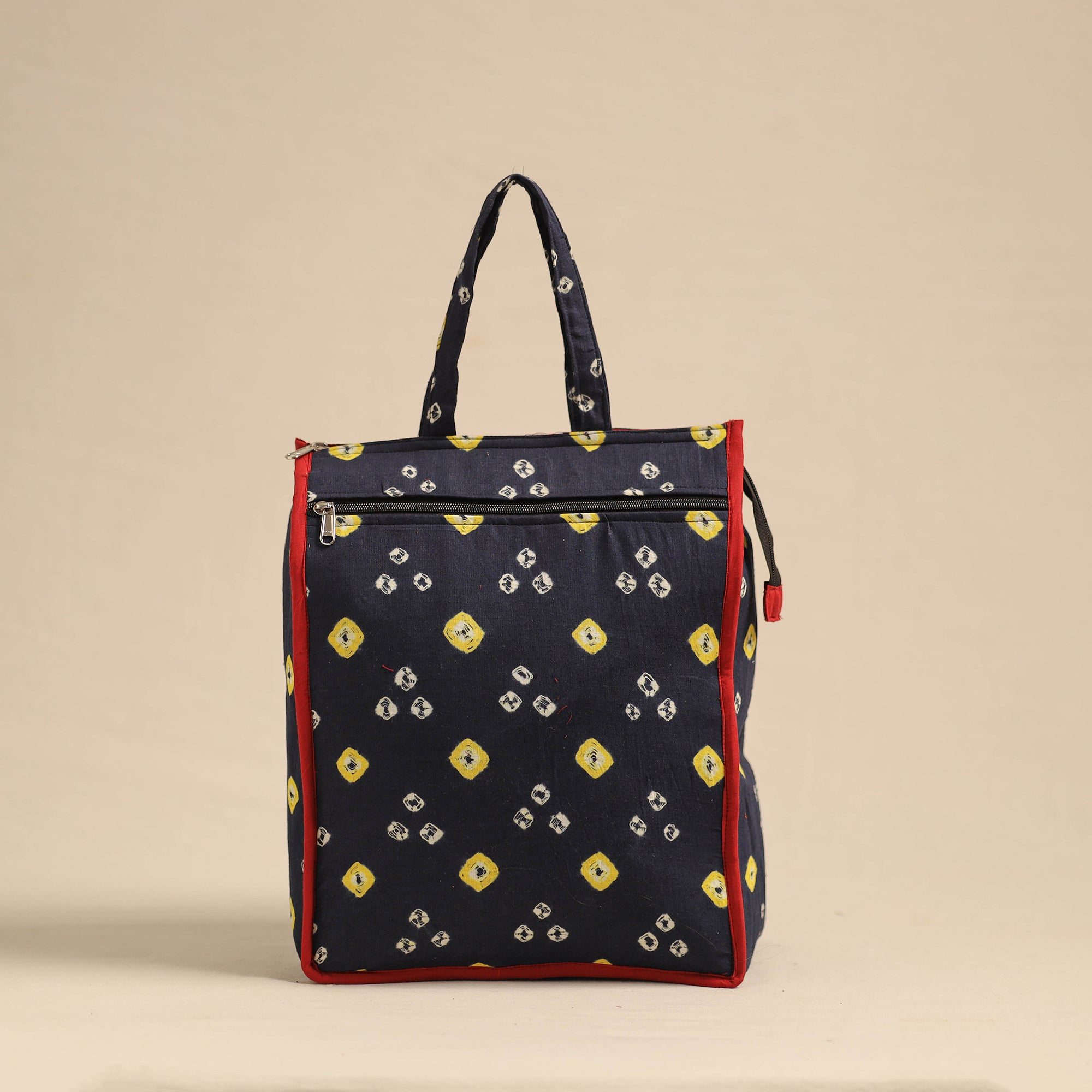 NOORI BAZAR Blue - Eco-Friendly Handmade Cotton Handbag for Women 11