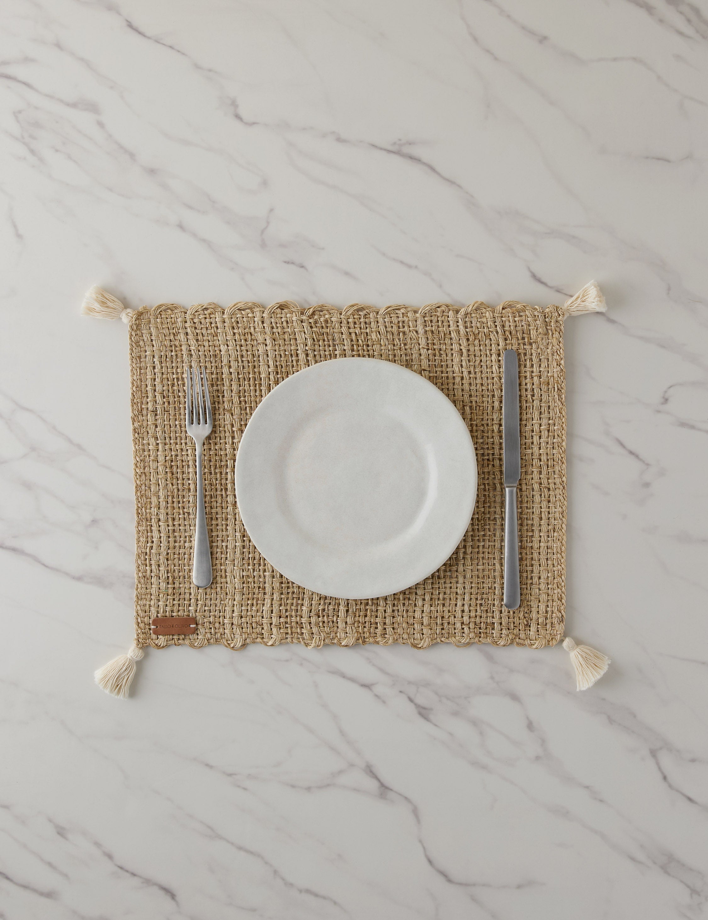 Lulu and Georgia Tassel Placemats (Set of 4) by Tallo de Olivo - view 2