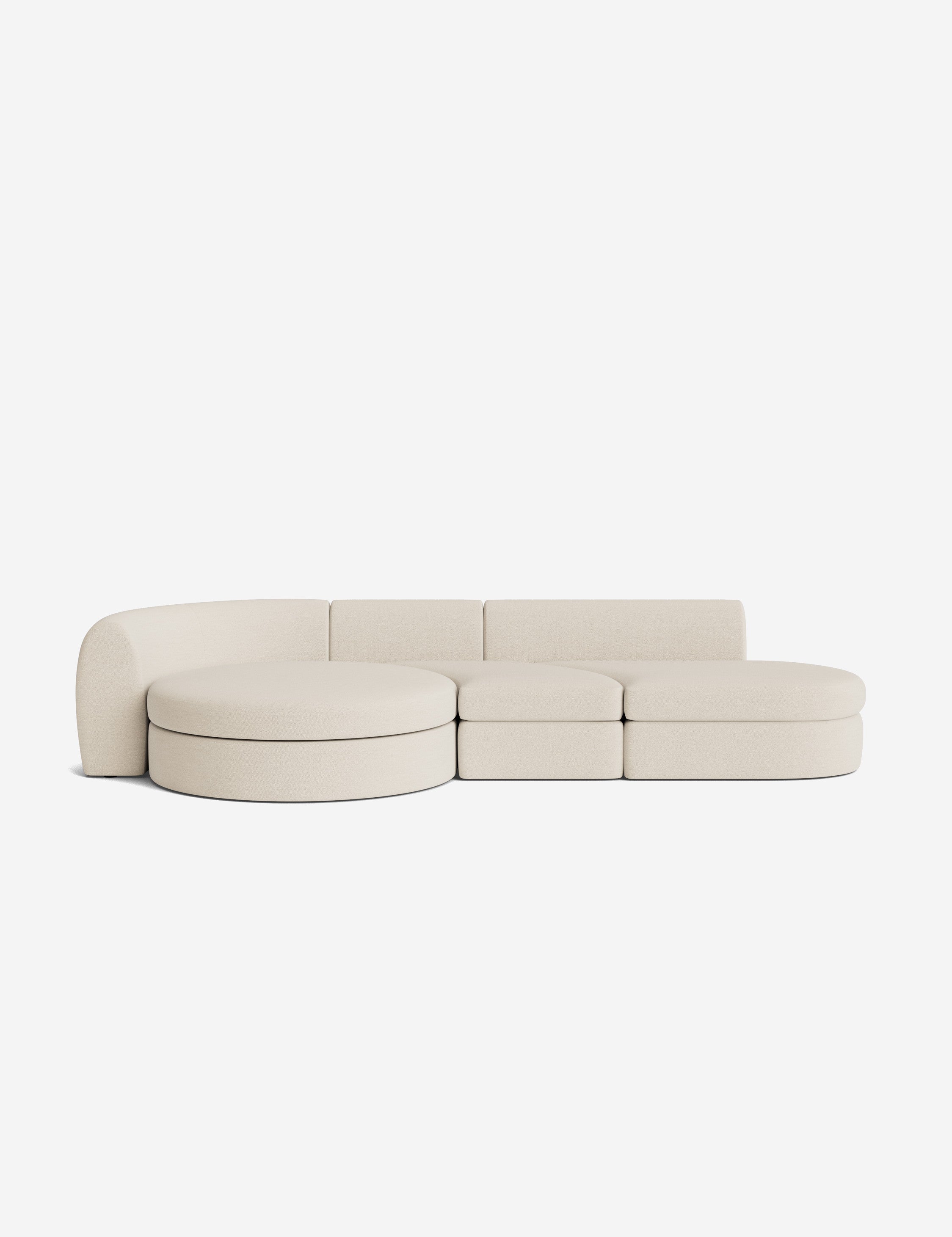 Lulu and Georgia Buckley Modular Chaise Sectional Sofa - view 124