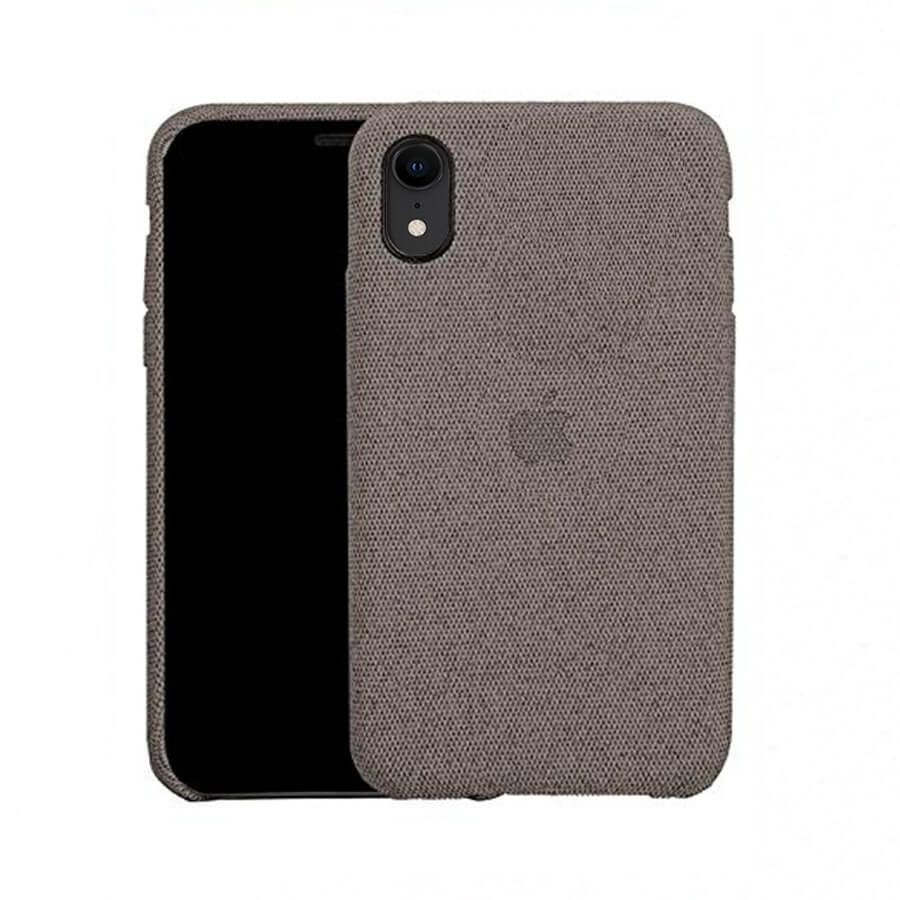 KShop Dark Grey Fabric Case - iPhone XR