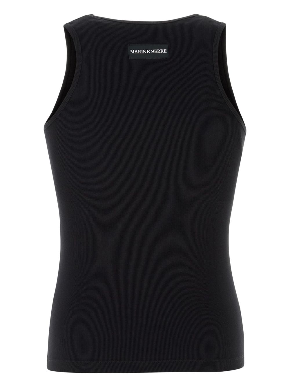 Marine Serre Moon cotton tank top – Cotton 95% Elastane 5% - view 2