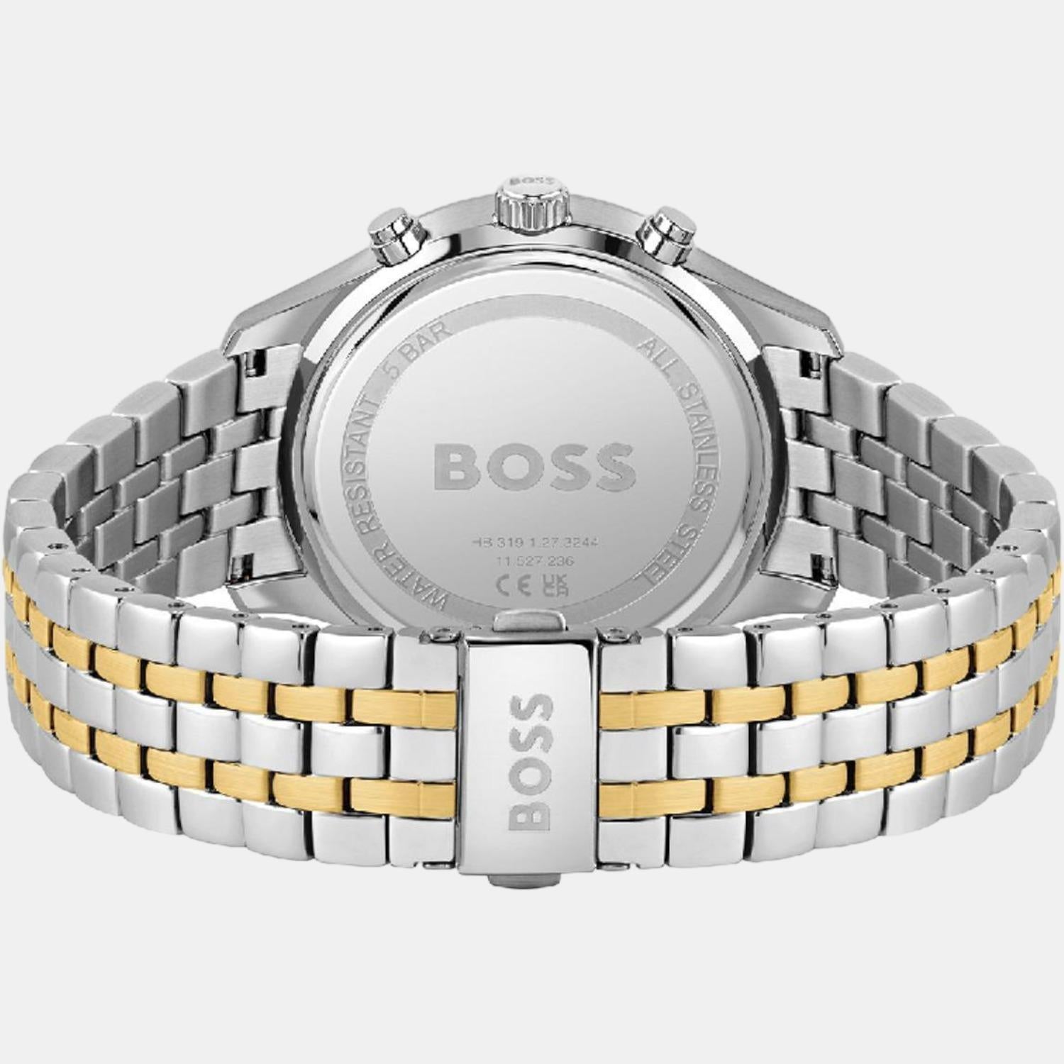 Boss Associate Men Quartz Blue Dial Chronograph Stainless Steel Watch 1513976 - view 3