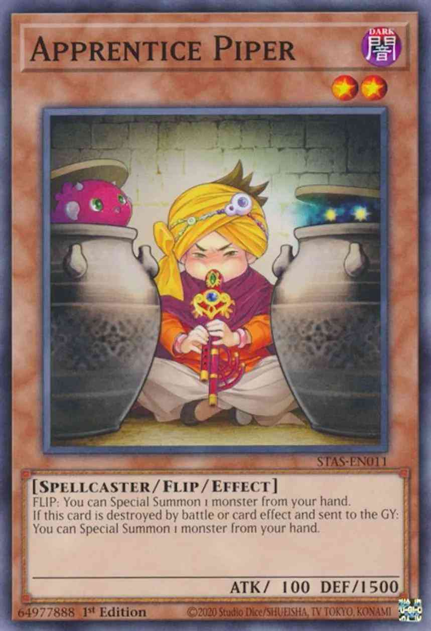 Yu-Gi-Oh! Apprentice Piper - STAS-EN011 - Common - 1st Edition