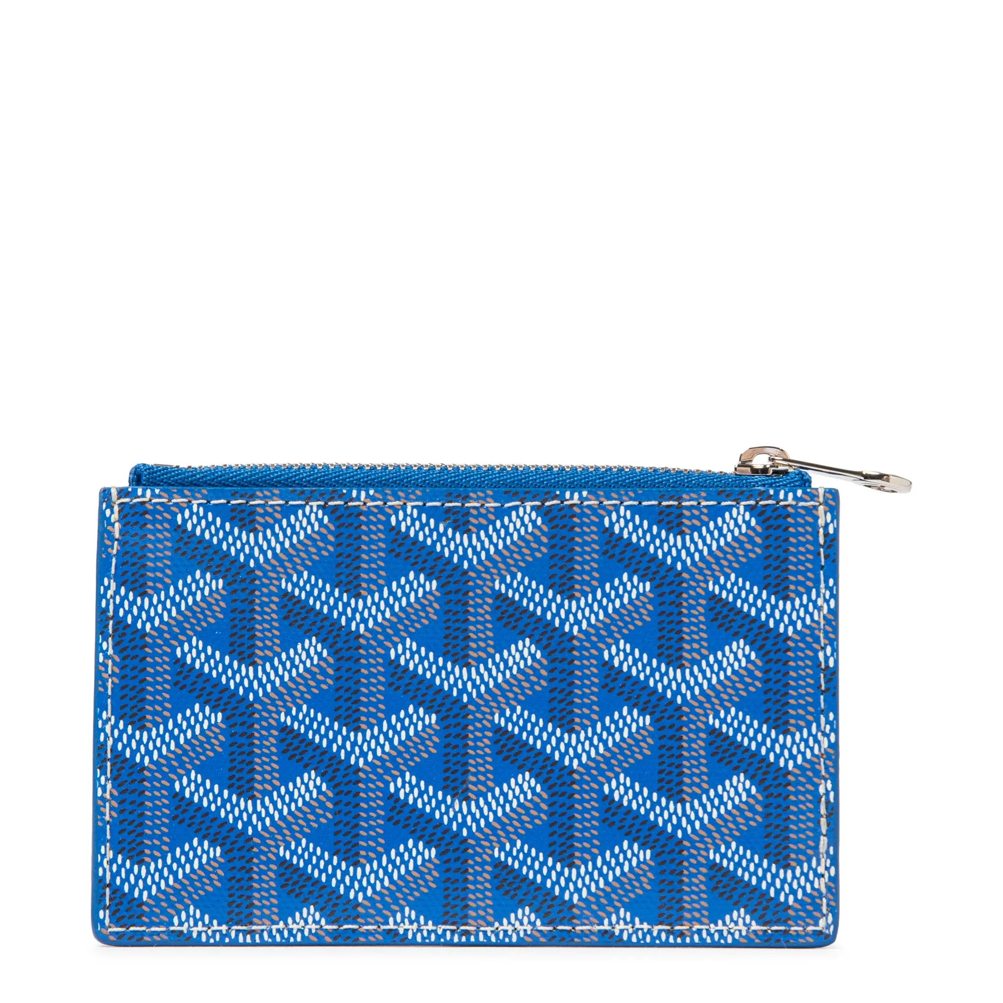 Goyard Bourbon Zipped Sky Blue Card Holder - view 2