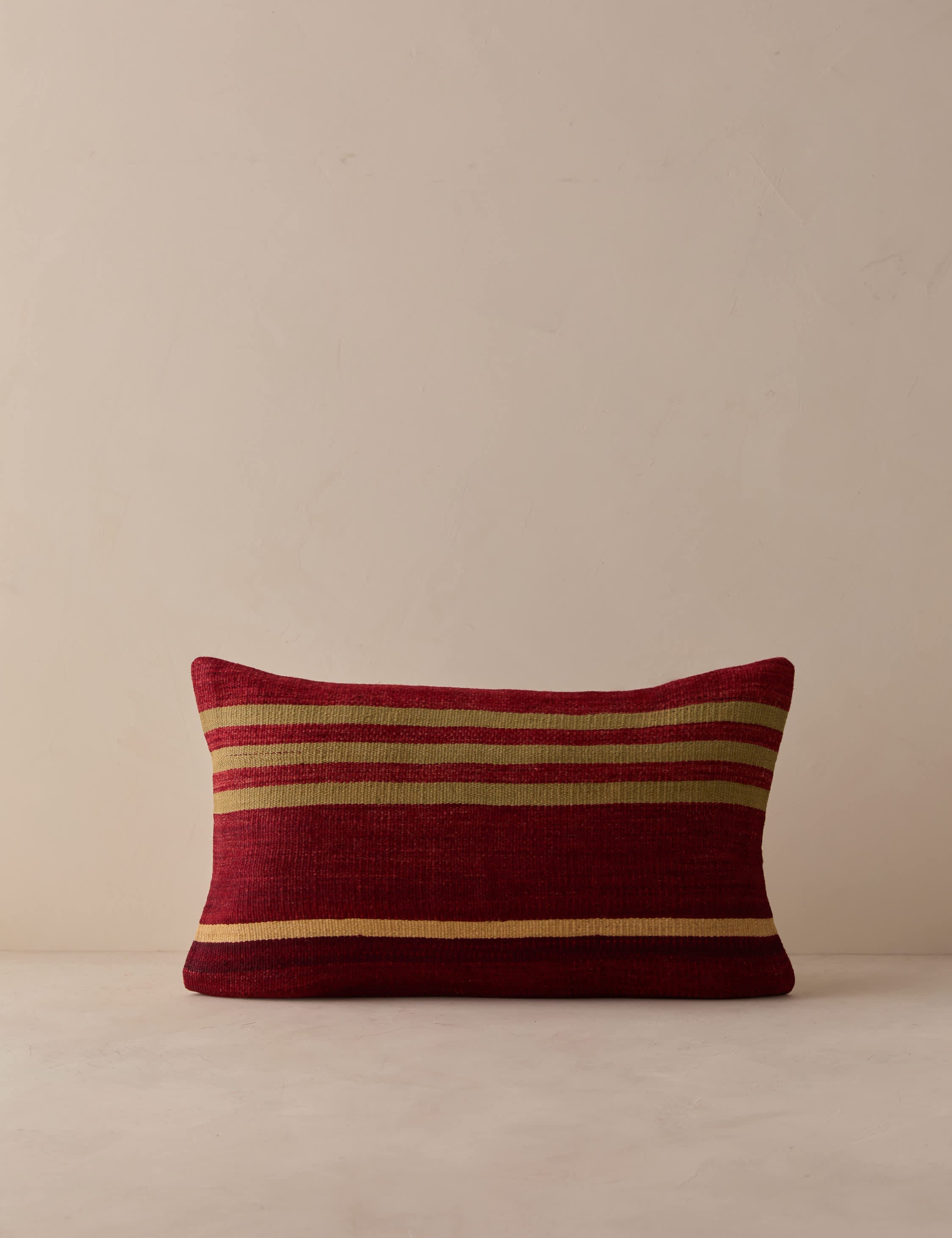 Lulu and Georgia Vintage Lumbar Pillow No. 334, 12" x 20"
