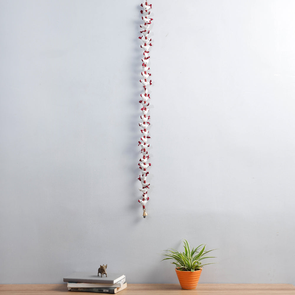 ITOKRI CRAFTS INITIATIVE Bird - Tilonia Handmade Stuffed Hanging (3.18 Feet)
