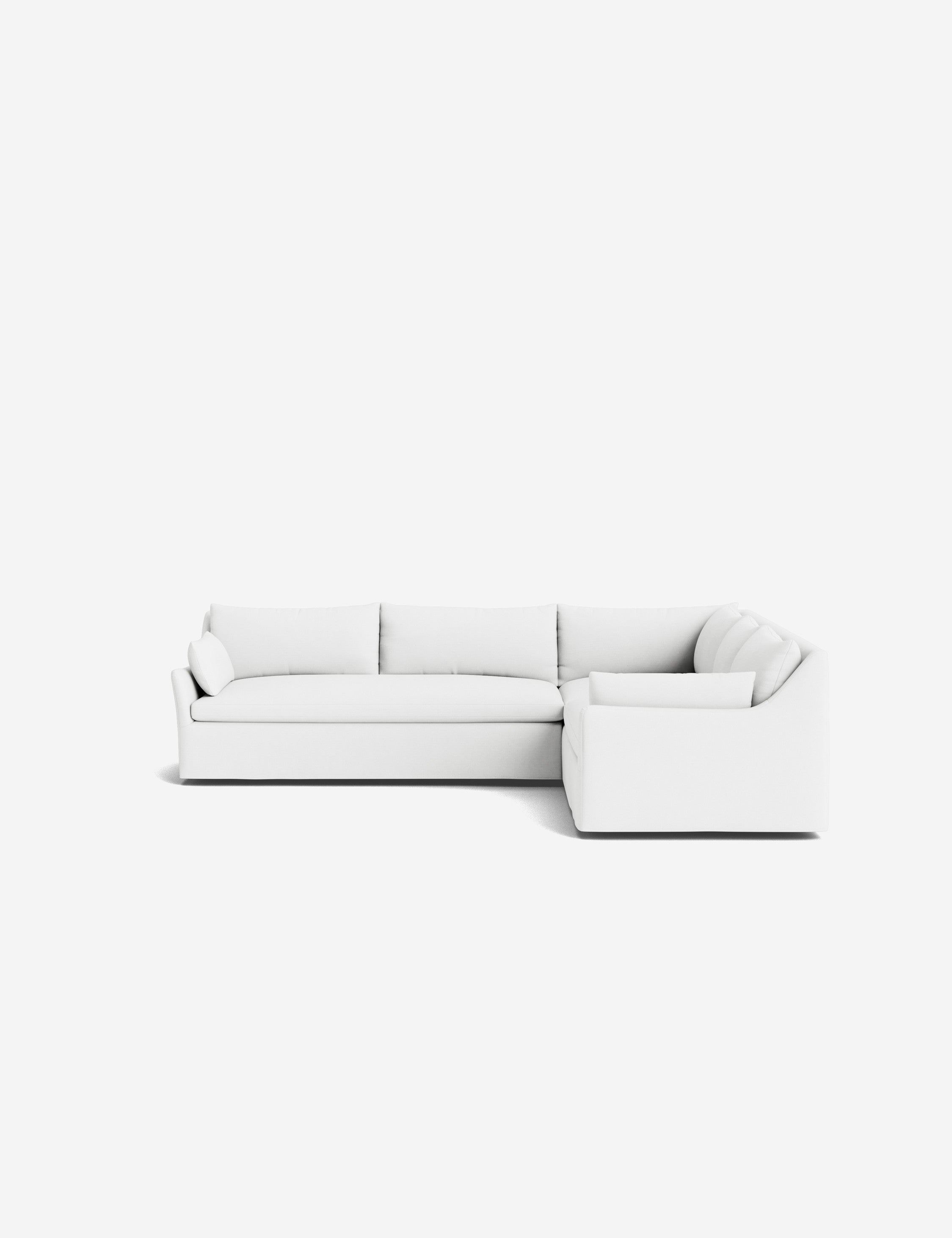 Lulu and Georgia Portola Luxe Depth Slipcover Corner Sectional Sofa - view 159