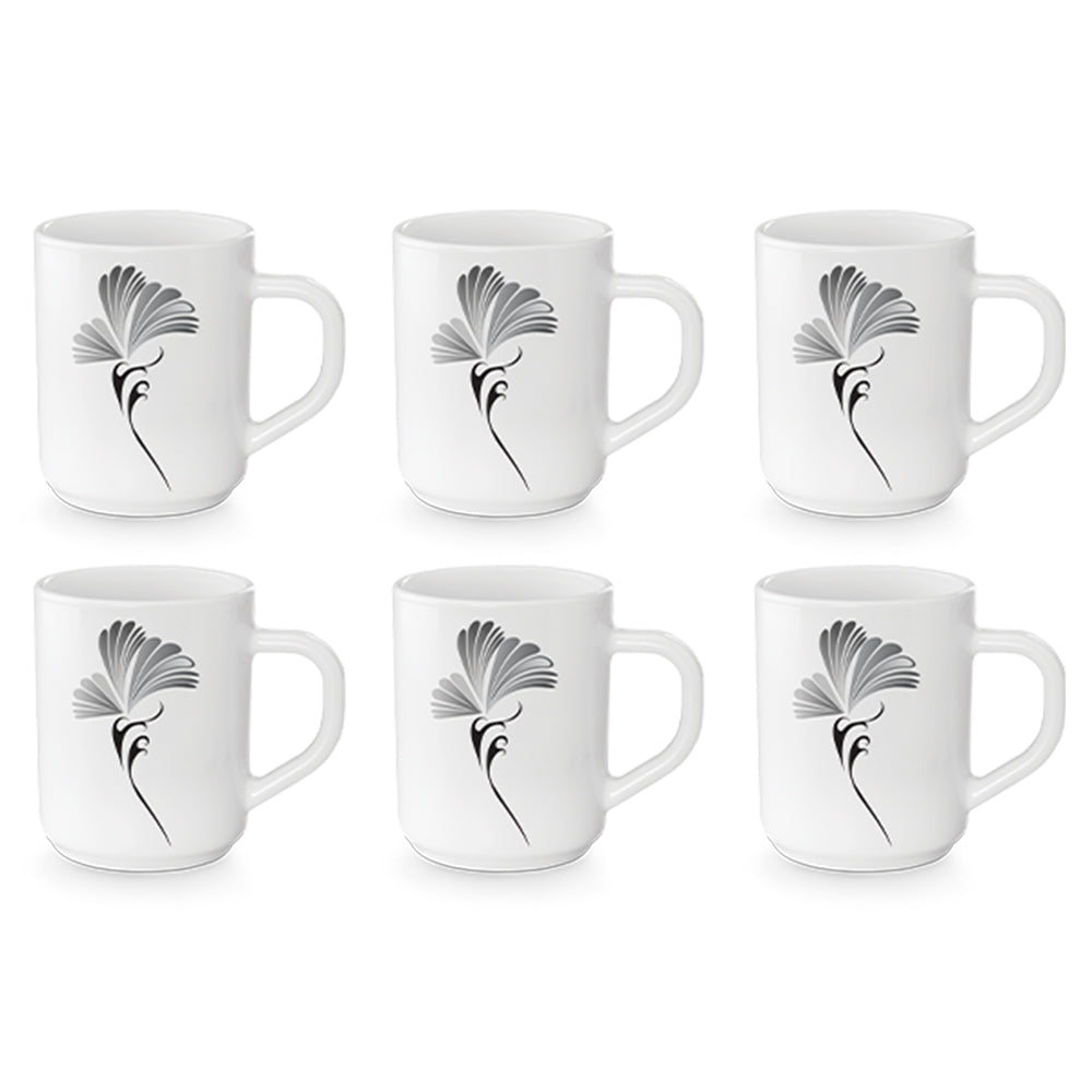 My Borosil Larah By Borosil Feather Mug Set