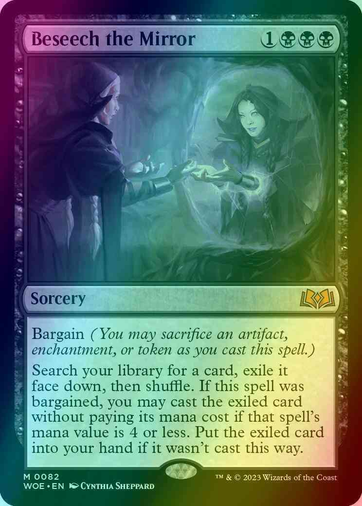 Magic Beseech the Mirror [82] [Wilds of Eldraine] [Foil]
