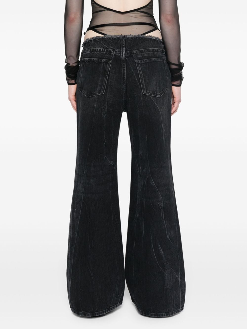 Givenchy Wide-leg denim cotton jeans – Cotton 100% - view 2
