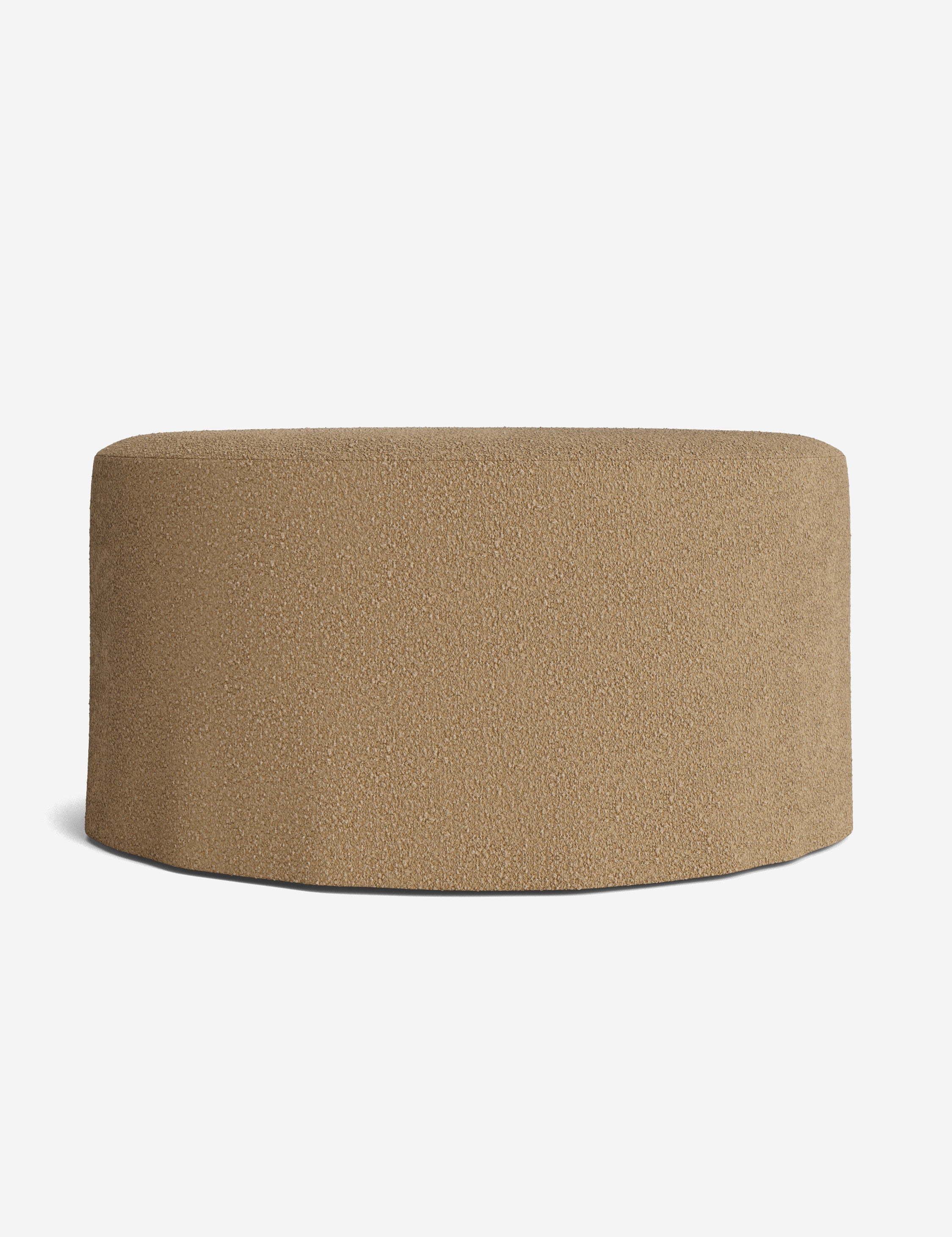 Lulu and Georgia Portola Slipcover Round Ottoman - view 53