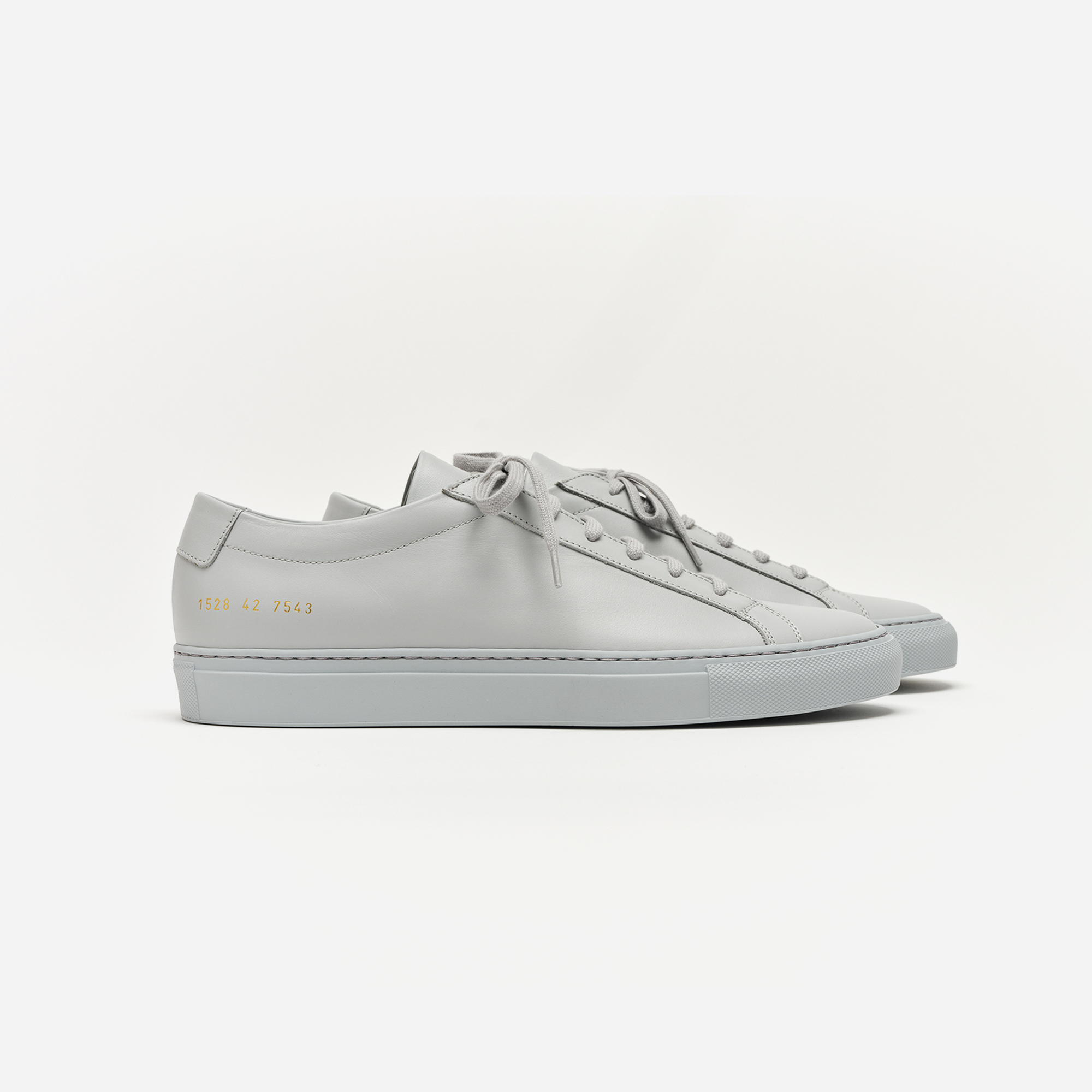 Common Projects Mens Achilles Low Grey Shoes