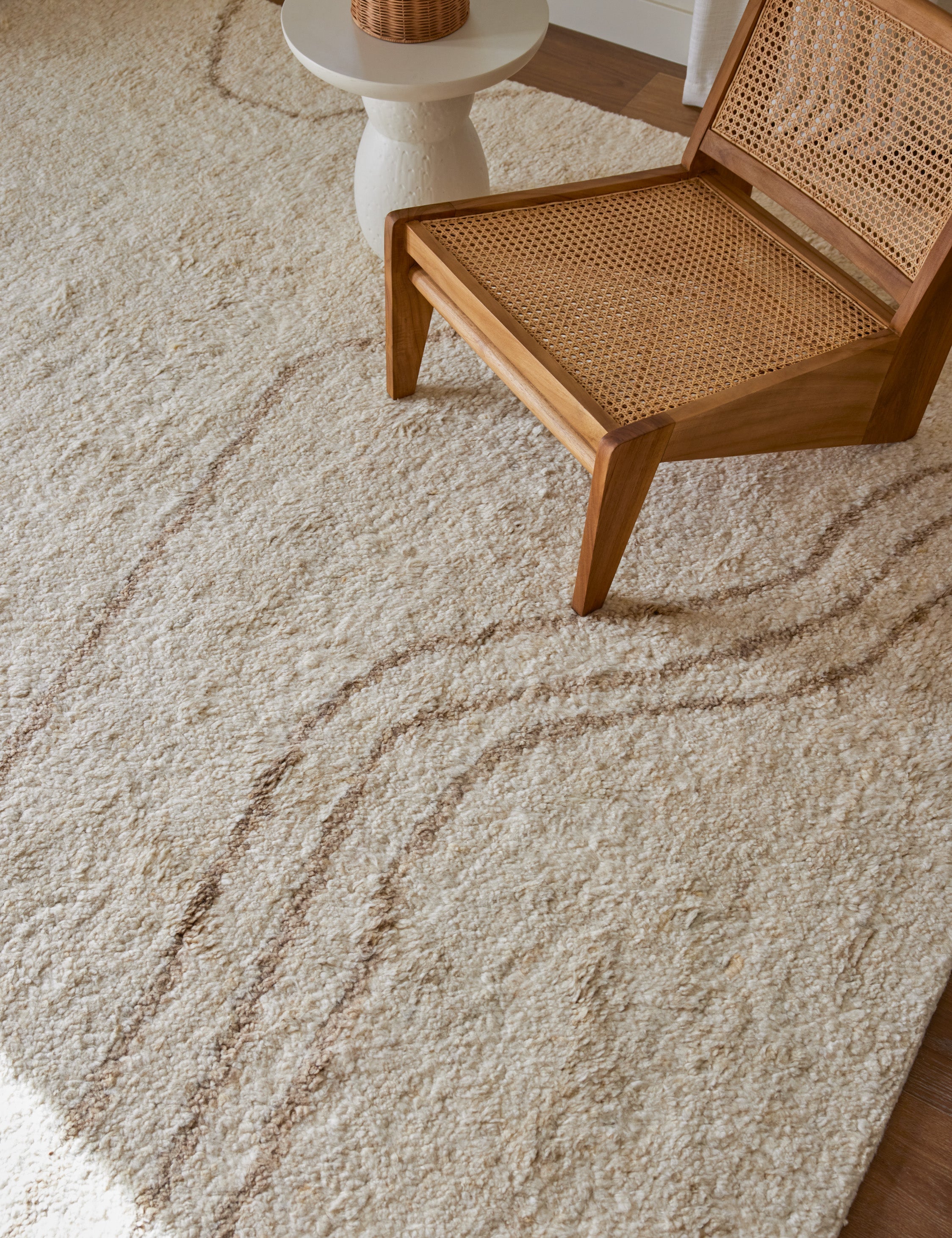 Lulu and Georgia Currents Hand-Knotted Wool Rug by Élan Byrd - view 4