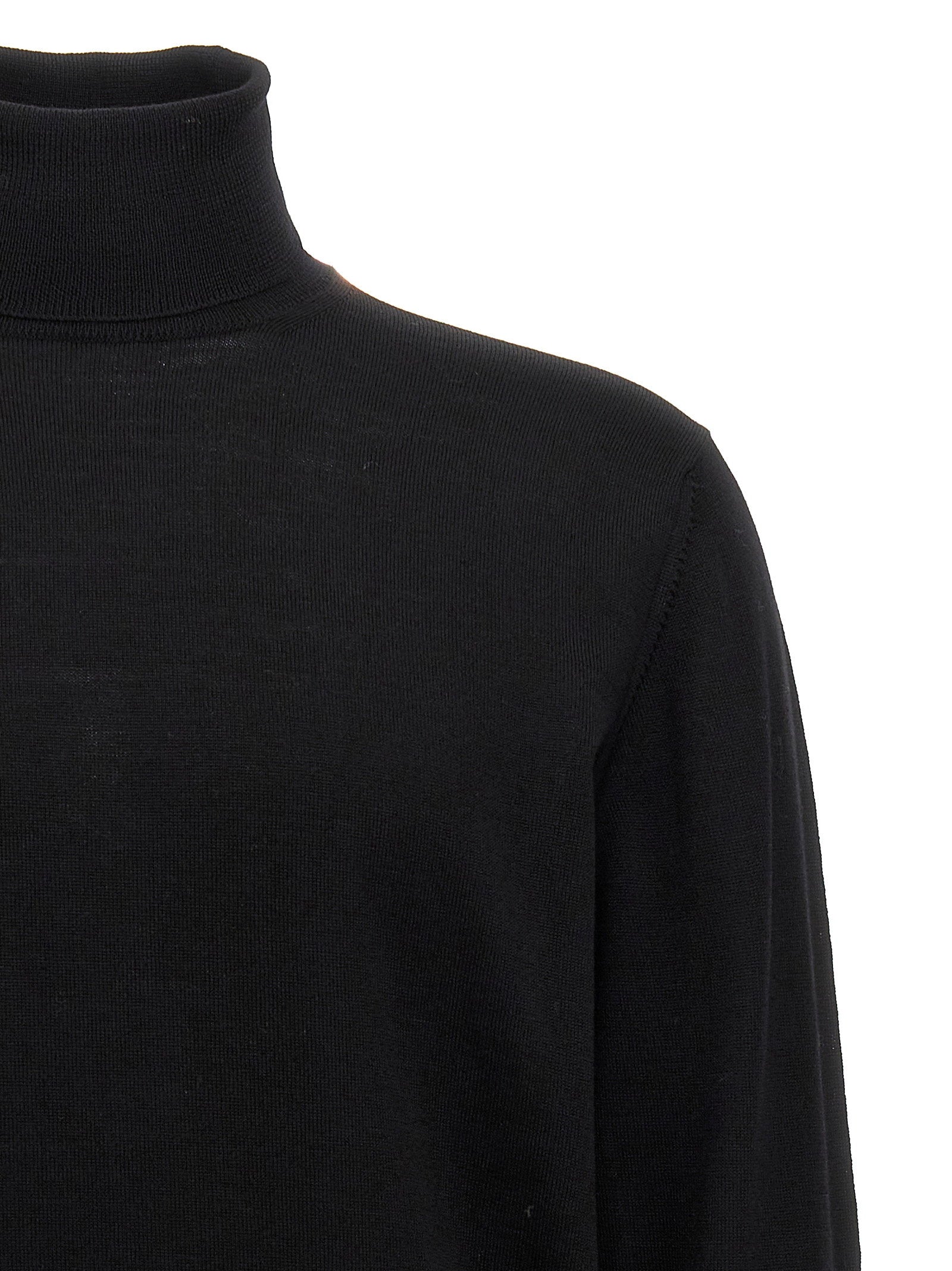 Roberto Collina Wool Turtleneck Sweater – 100% merino wool - view 3