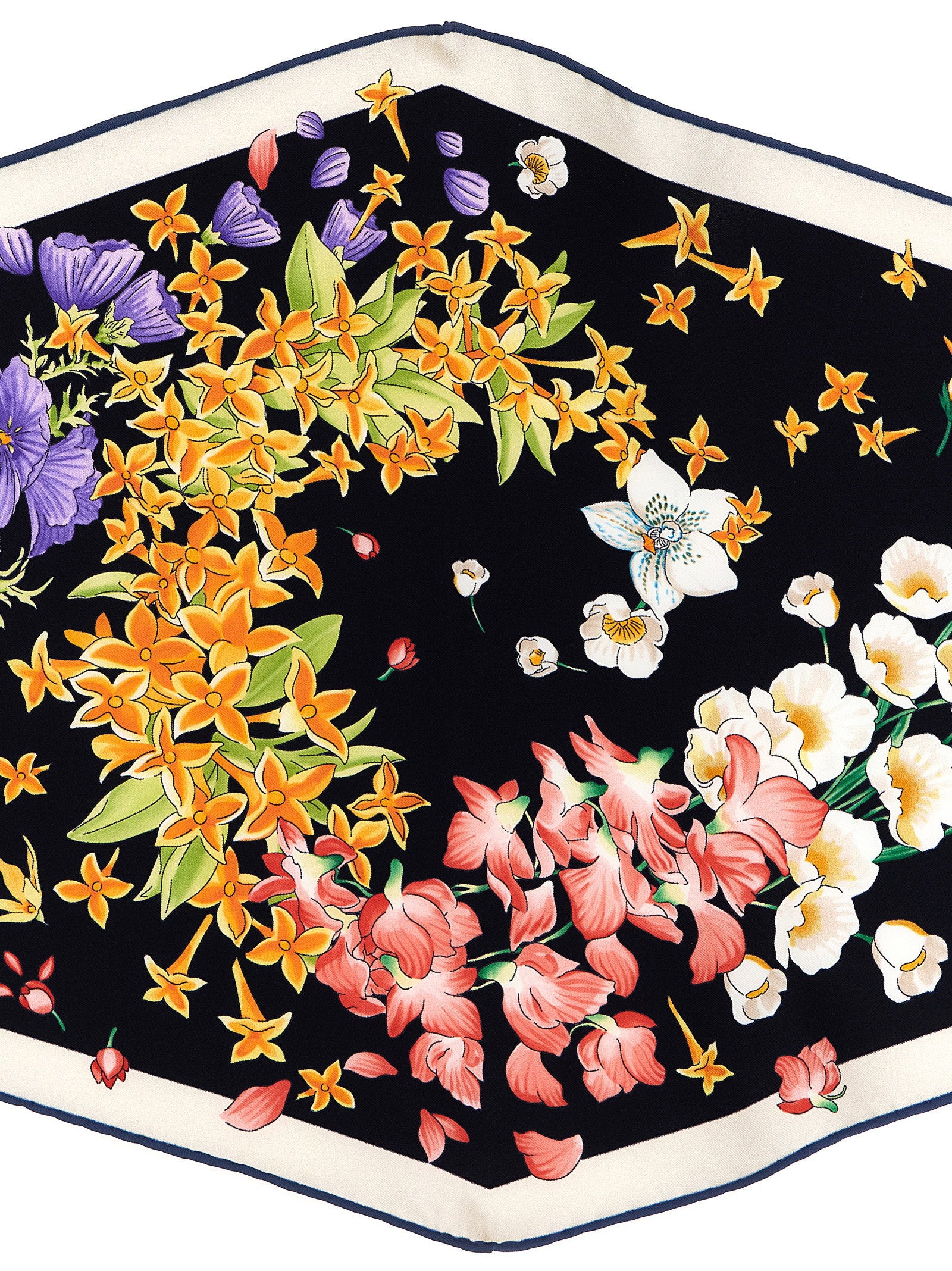 Ferragamo Primavera Print Diamond Scarf – 100% silk - view 2