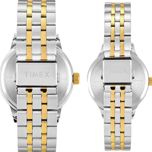 Timex Pairs Grey Round Dial Analog Watch 44mm & 36mm TW00PR317 - view 3