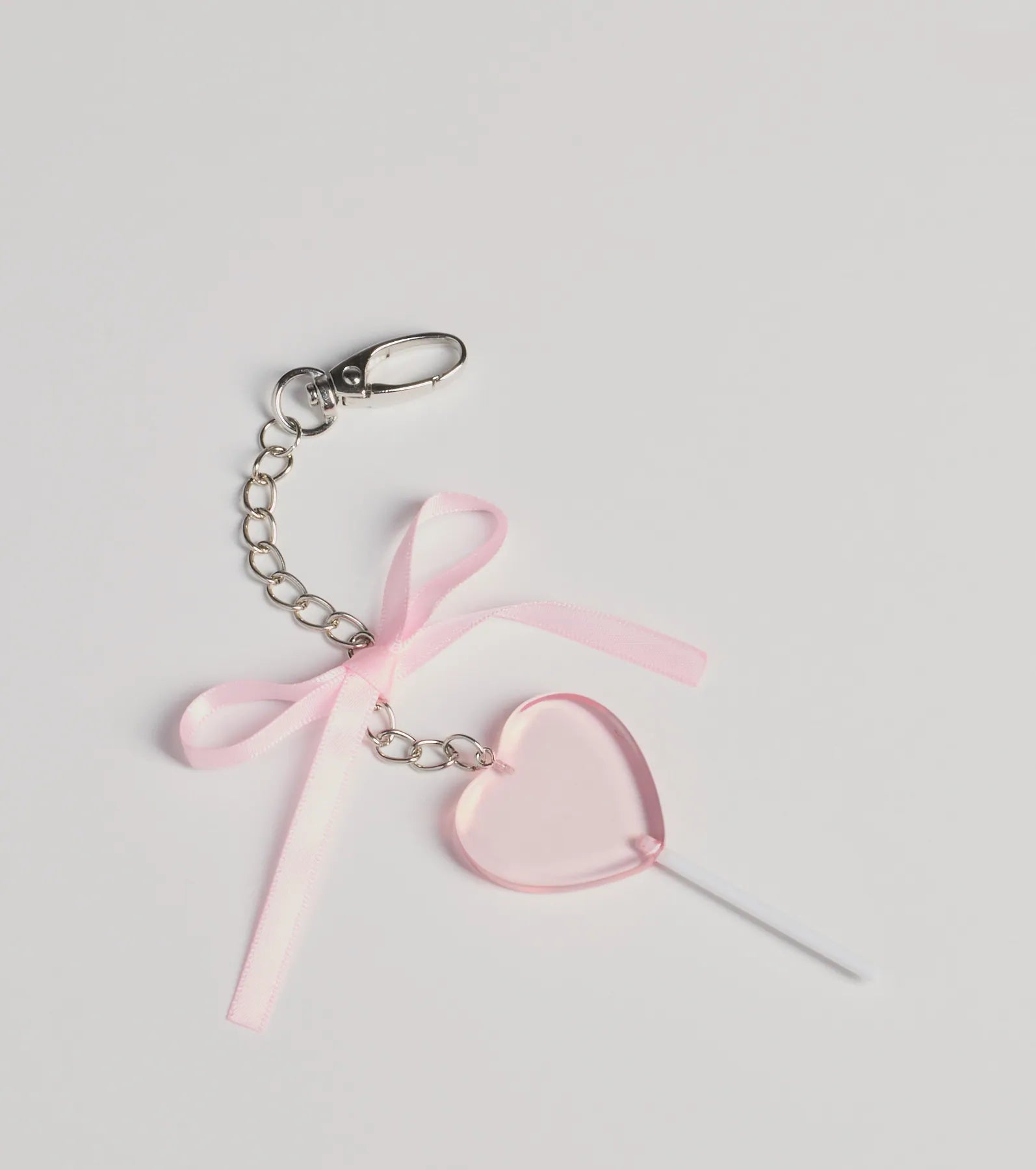 Windsor Total Sweetie Heart Lollipop And Bow Bag Charm