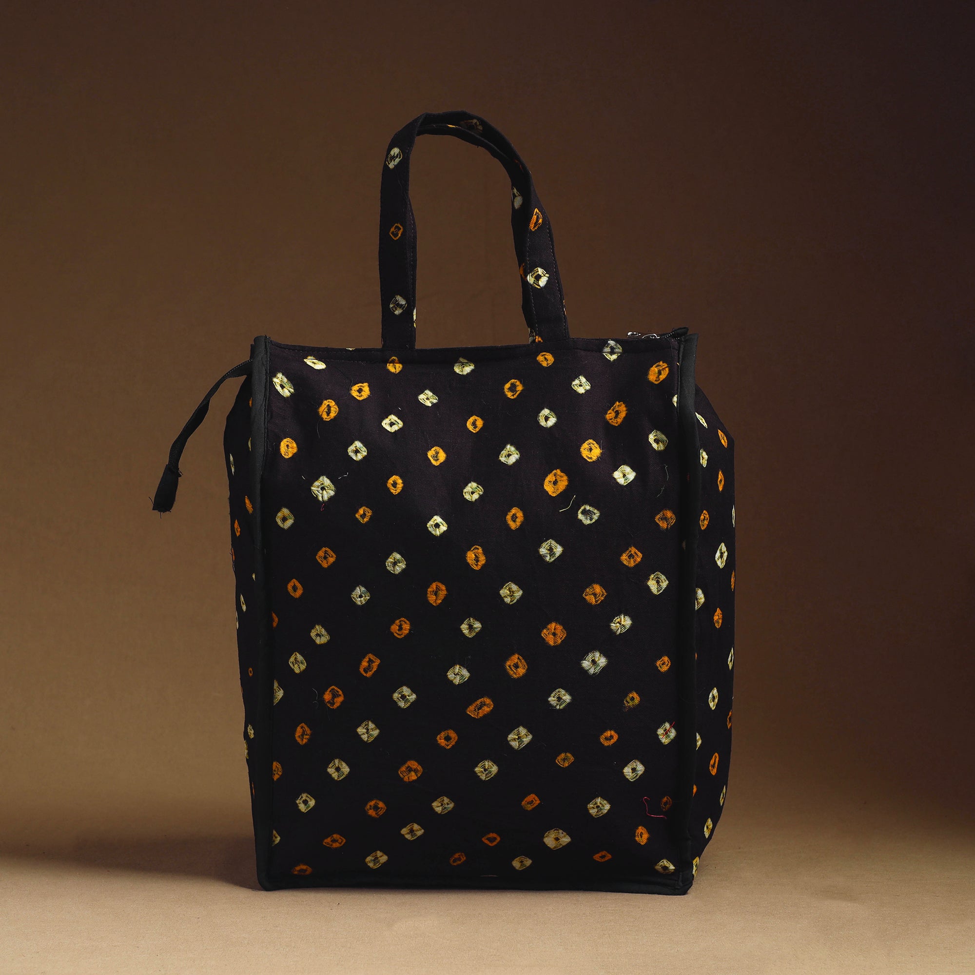 NOORI BAZAR Black - Handcrafted Cotton Shopping Hand Bag 15