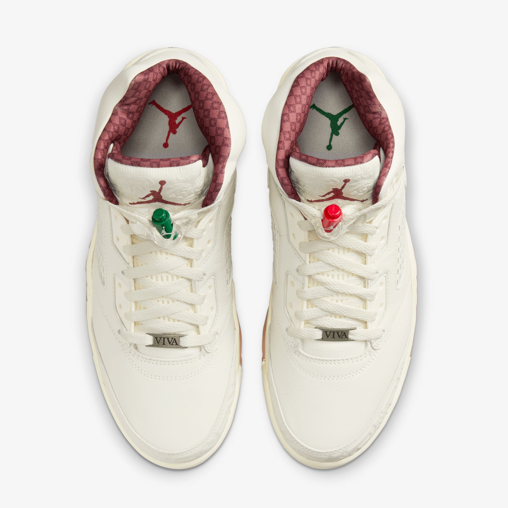 Jordan | Air Jordan 5 Retro "el Gitro" { Sail/dark Pony-coconut Milk-pine Green - view 2