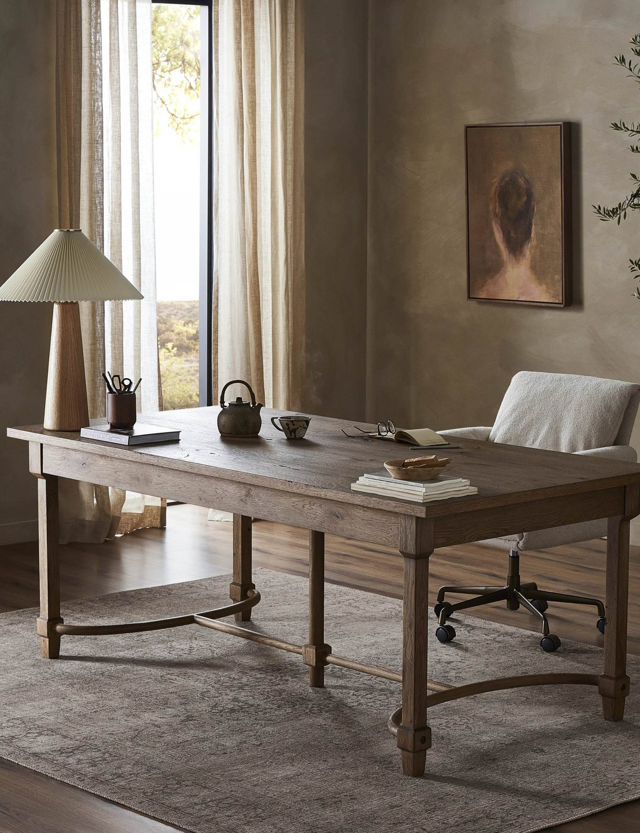 Lulu and Georgia Edison Desk by Amber Lewis x Four Hands - view 2