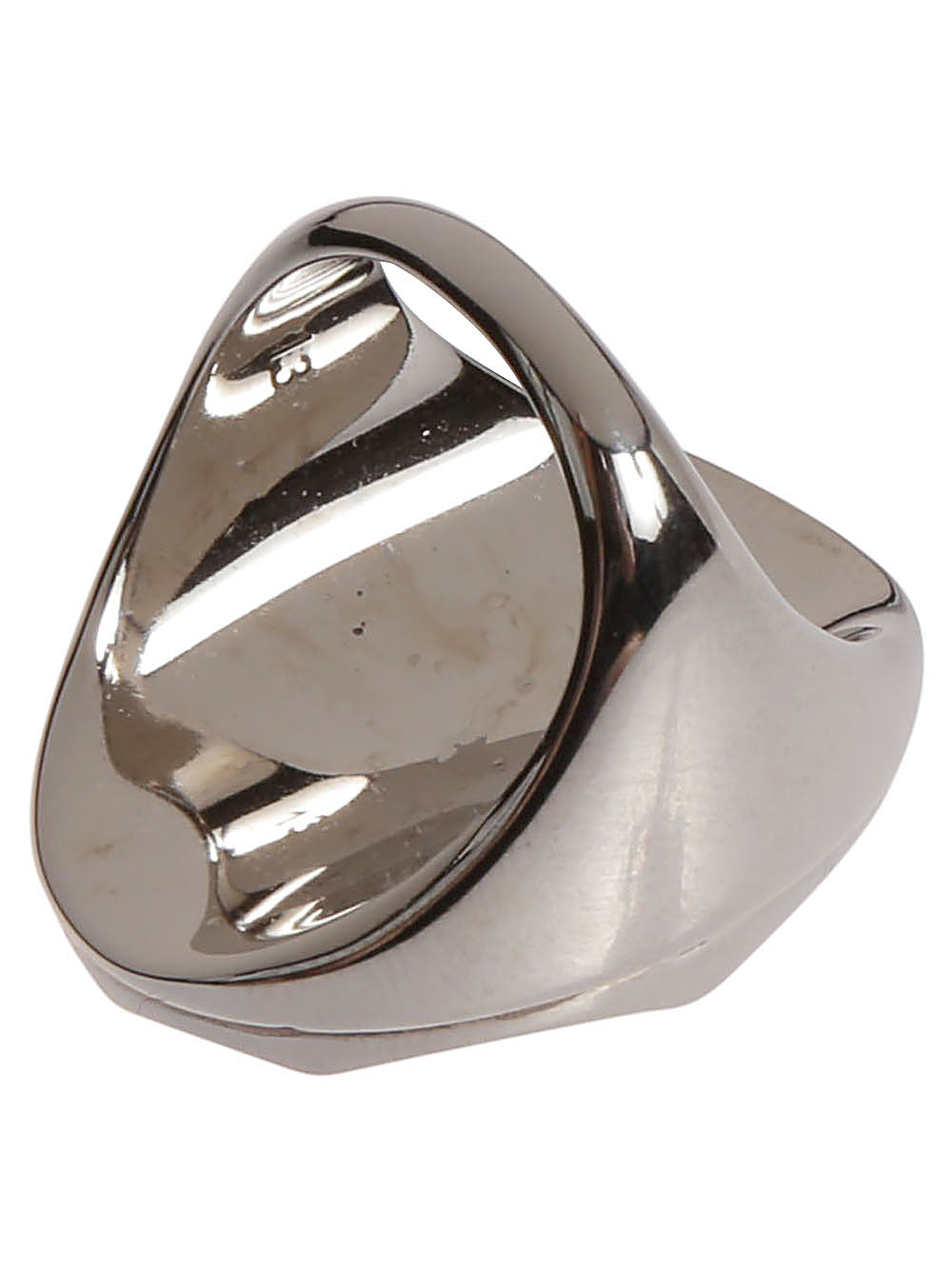 Alexander McQueen The Faceted Stone Ring – Brass 100% - view 2