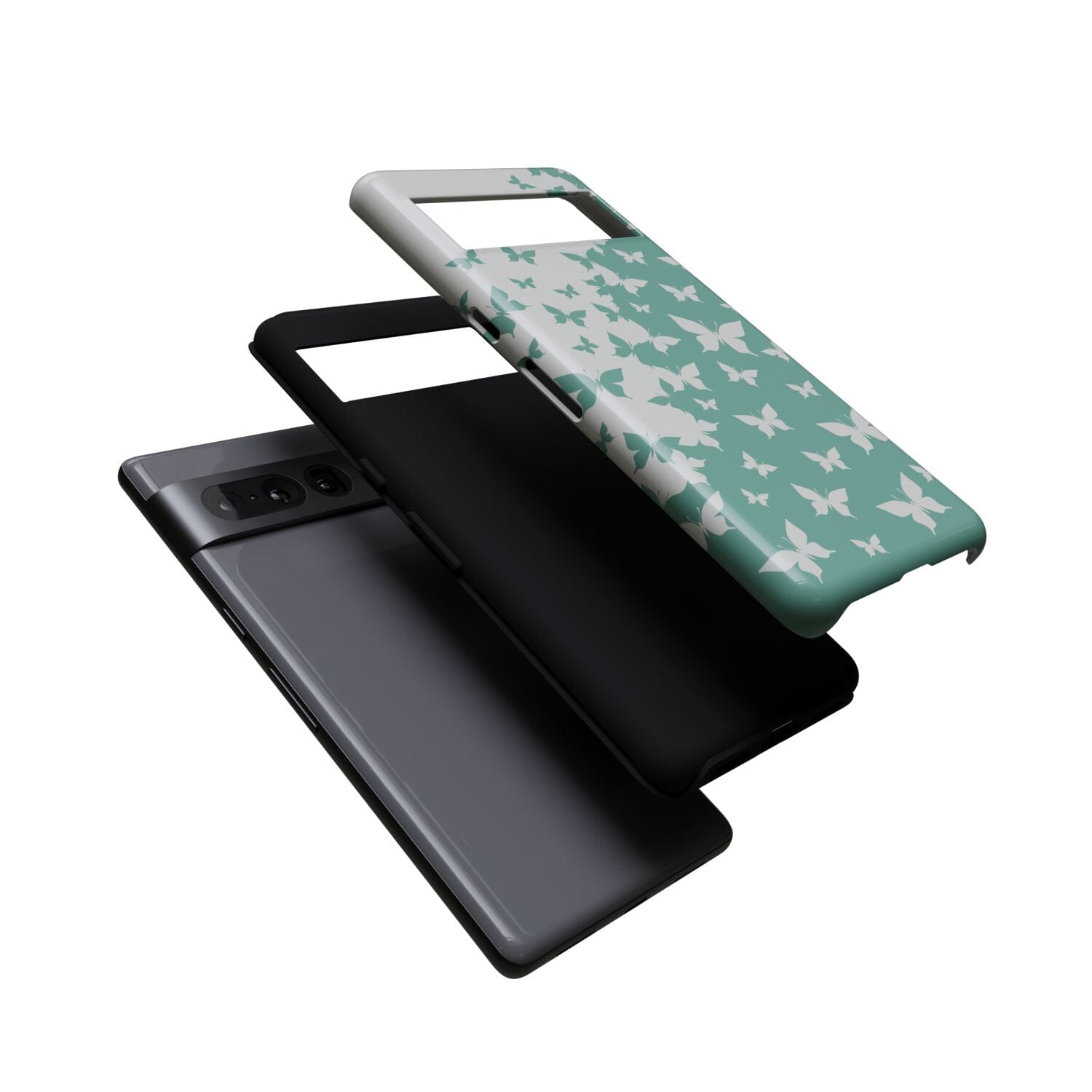 Casetry Butterfly Effect | Sage Colorblock Google Pixel Case - view 12
