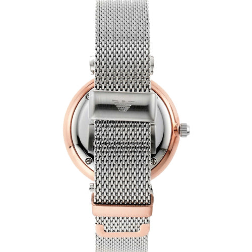 Emporio Armani Gianni T-Bar White Mother-Of-Pearl Dial Women 32mm AR2067 - view 2
