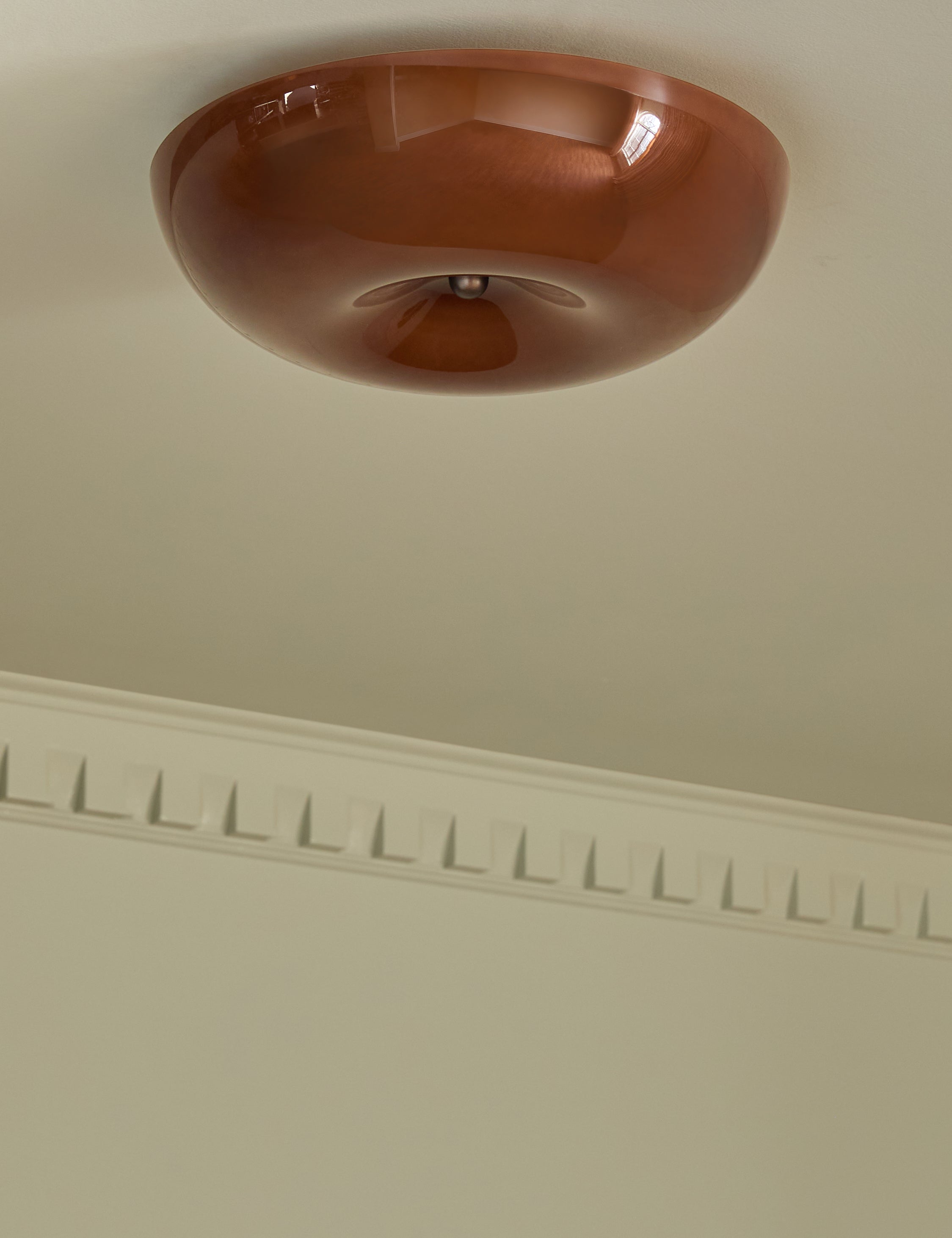 Lulu and Georgia Bobbin Flush Mount Light