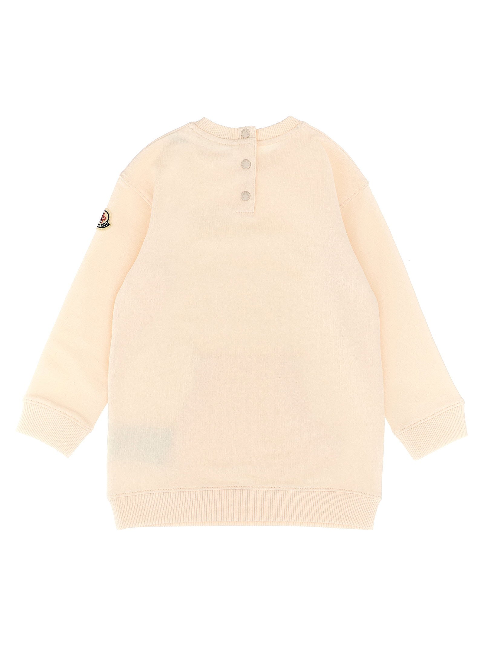 Moncler Enfant Logo Embroidery Dress – 95% cotton, 5% elastane - view 2