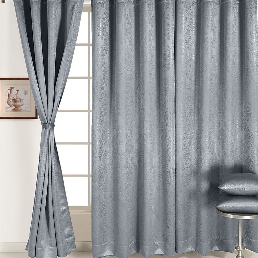 Swayam India Jacquard Blackout Curtains -2063 - view 2