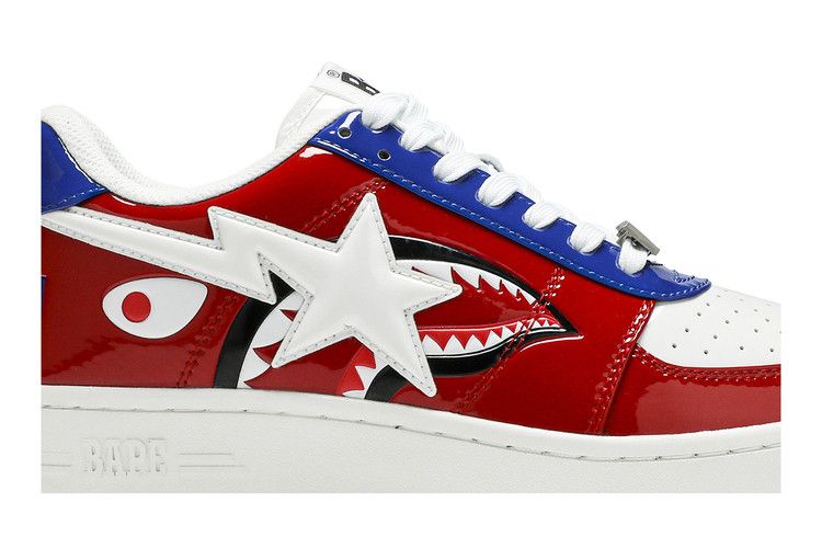 A Bathing Ape Bape Sta Low M2 20th Anniversary Patent Red - view 2